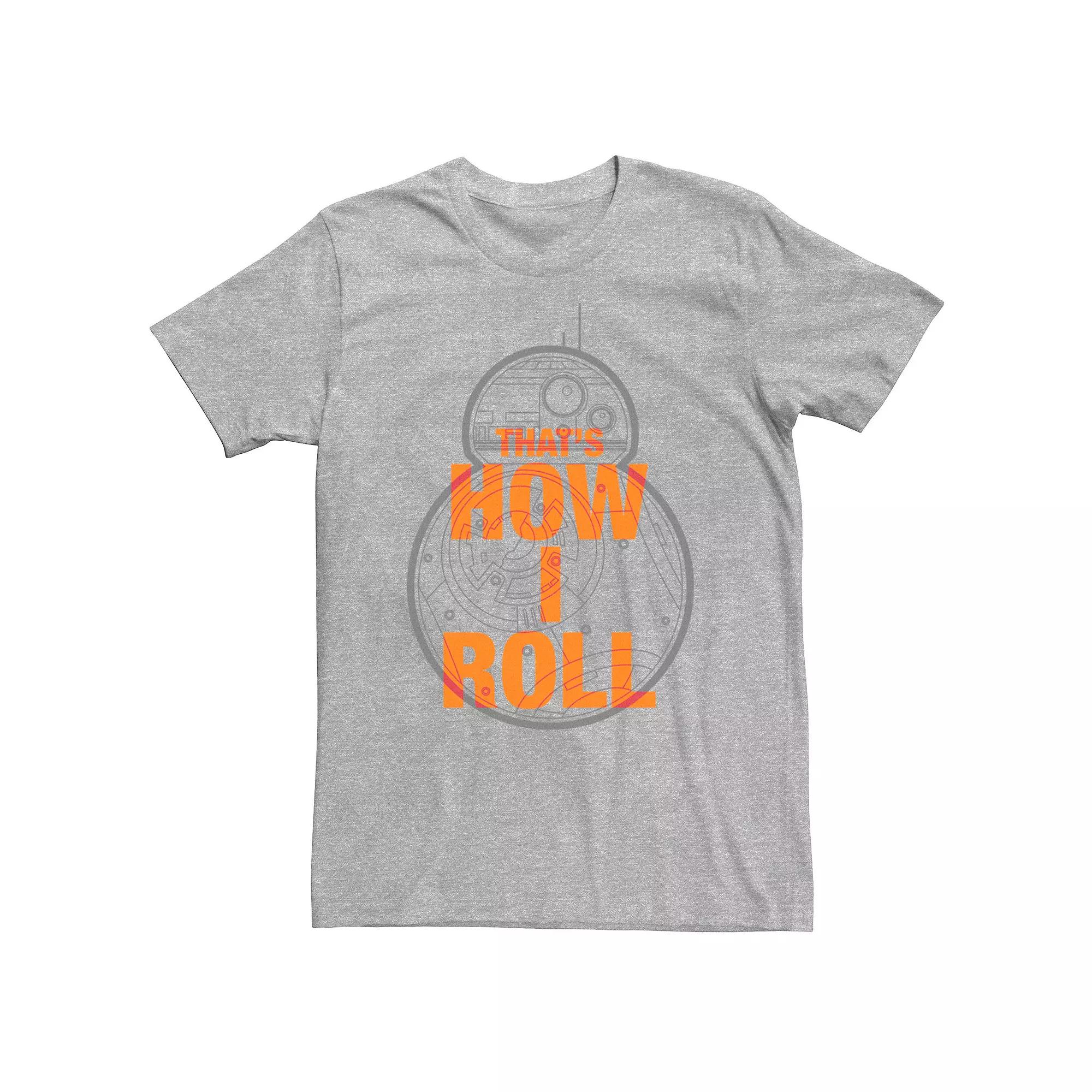 Men's Star Wars Force Awakens BB-8 "How I Roll" Tee,  Product Image