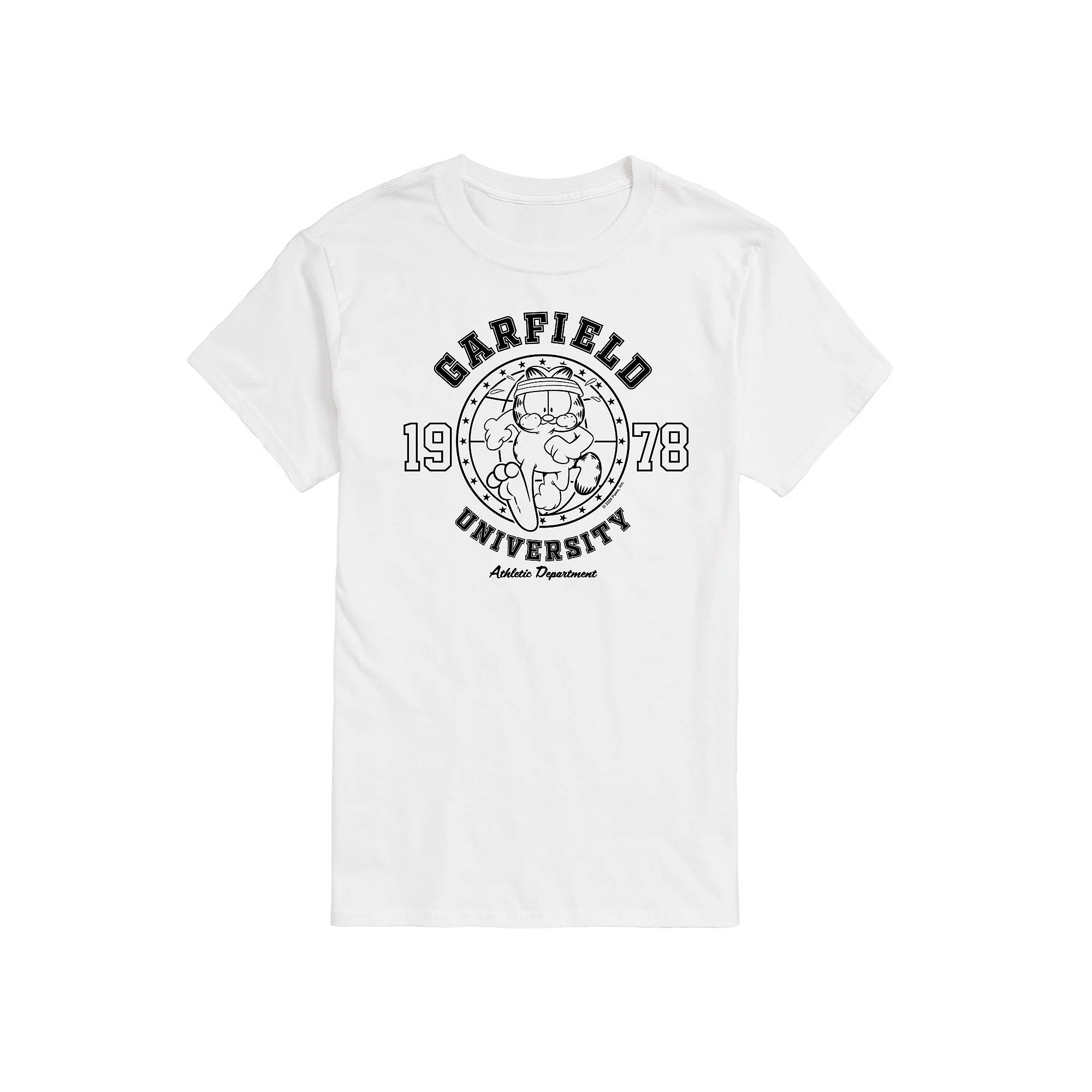 Men's Garfield Athletic Dept. Running Graphic Tee,  Product Image