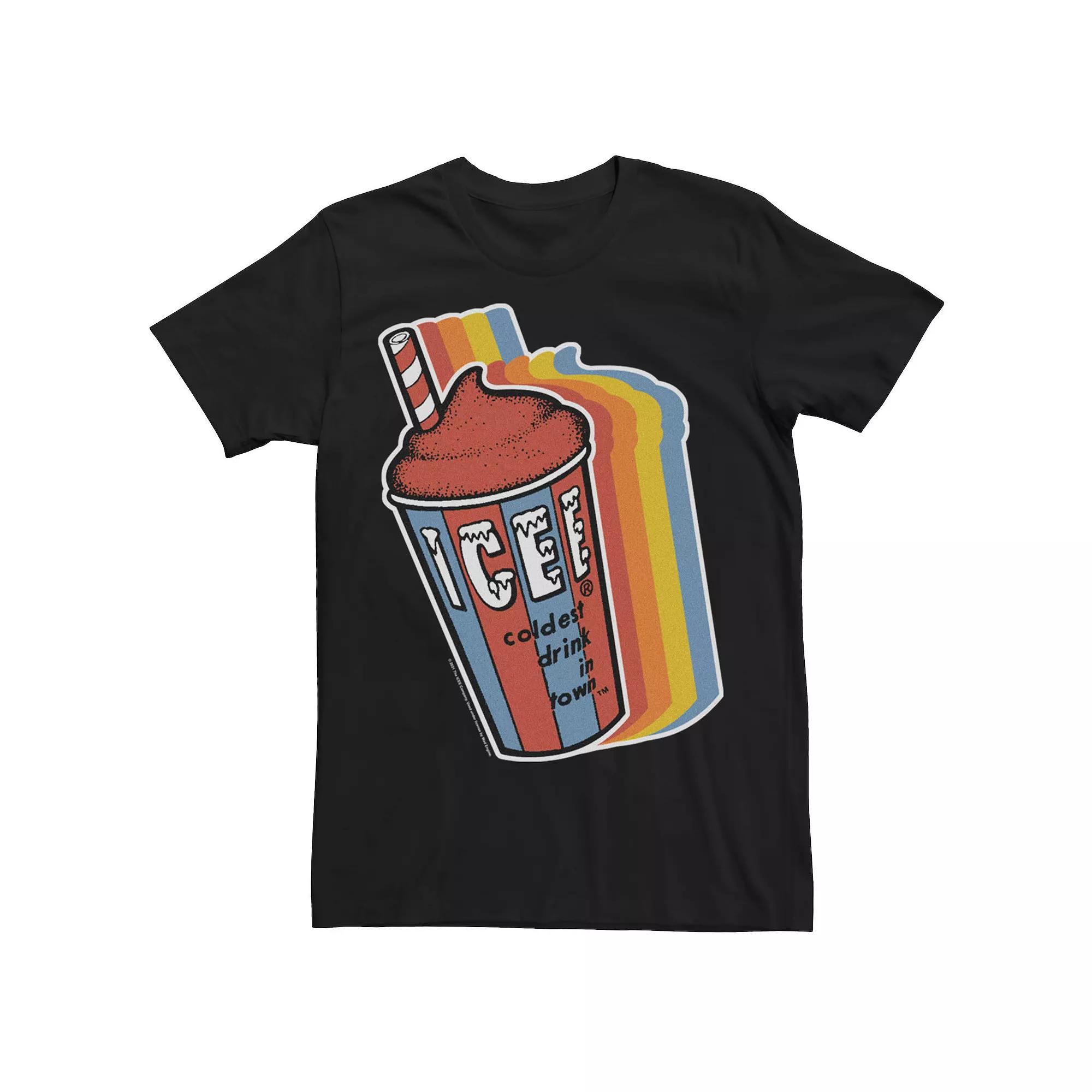Men's ICEE Retro Neon Portrait Overlay Tee,  Product Image