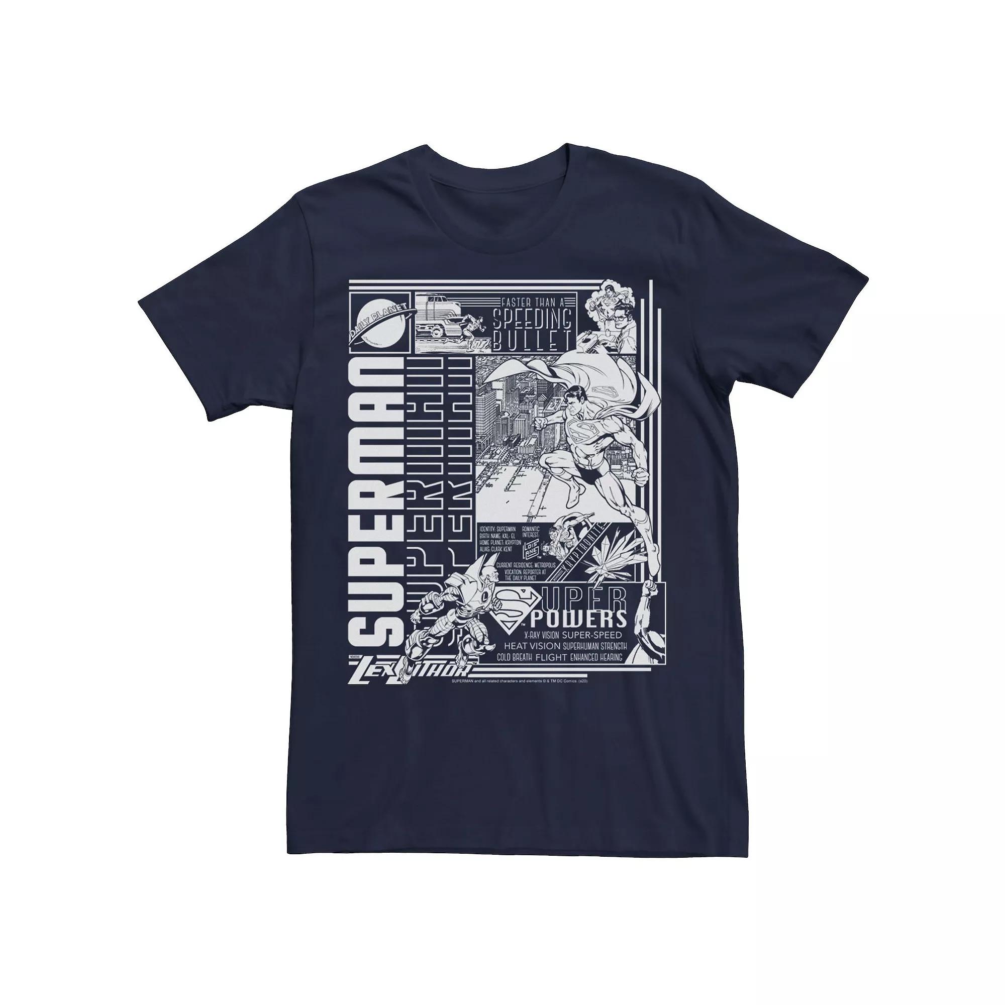 Men's DC Comics Superman Vintage Comic Tee,  Product Image