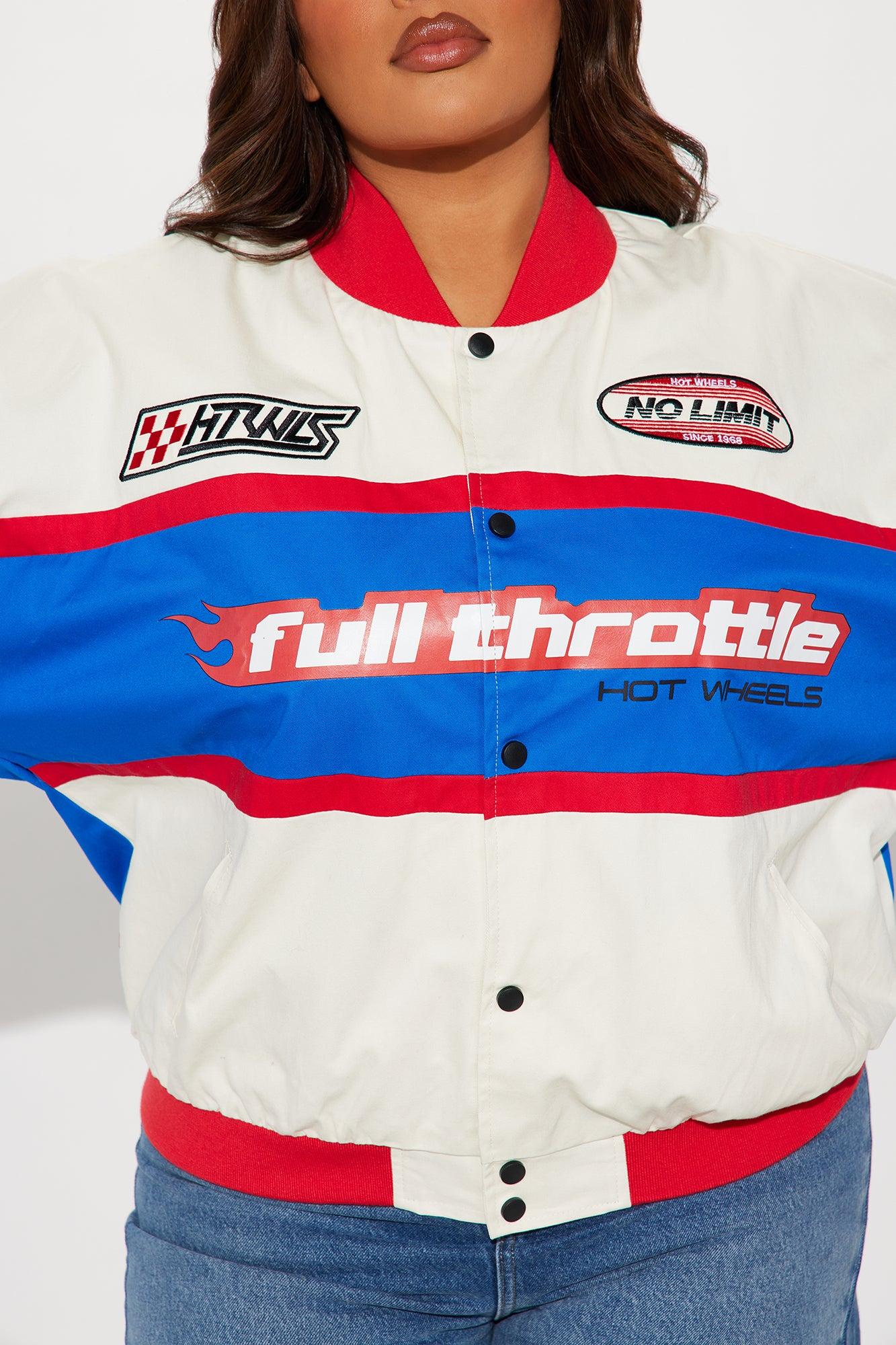 Hot Wheels Full Throttle Bomber Jacket - White/combo Product Image