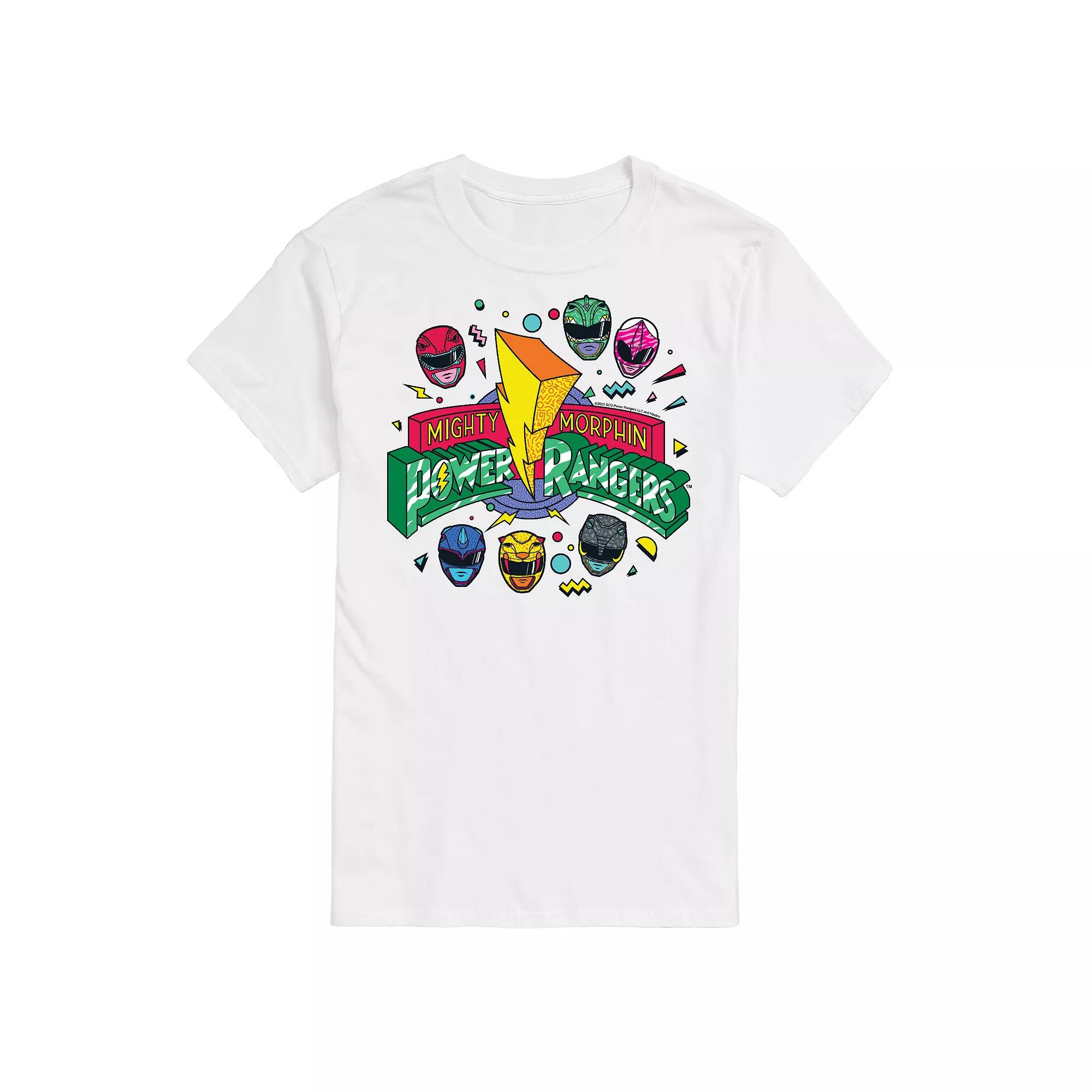 Men's Power Rangers 90s Logo Graphic Tee,  Product Image