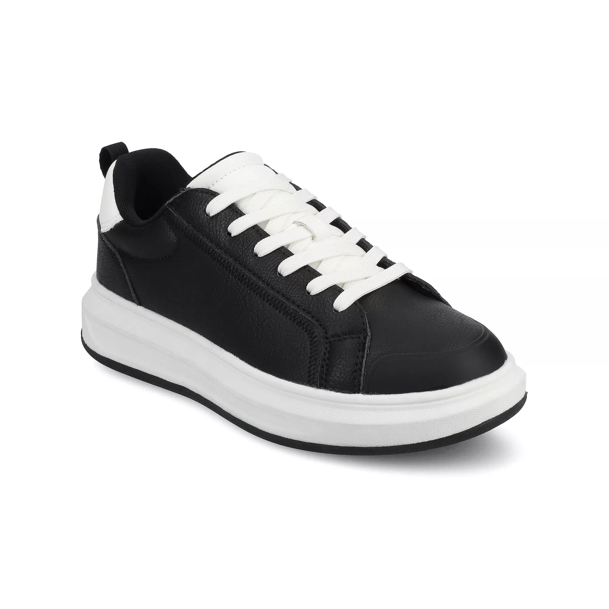 Journee Meeya Women's Casual Lace-Up Sneakers,  Product Image