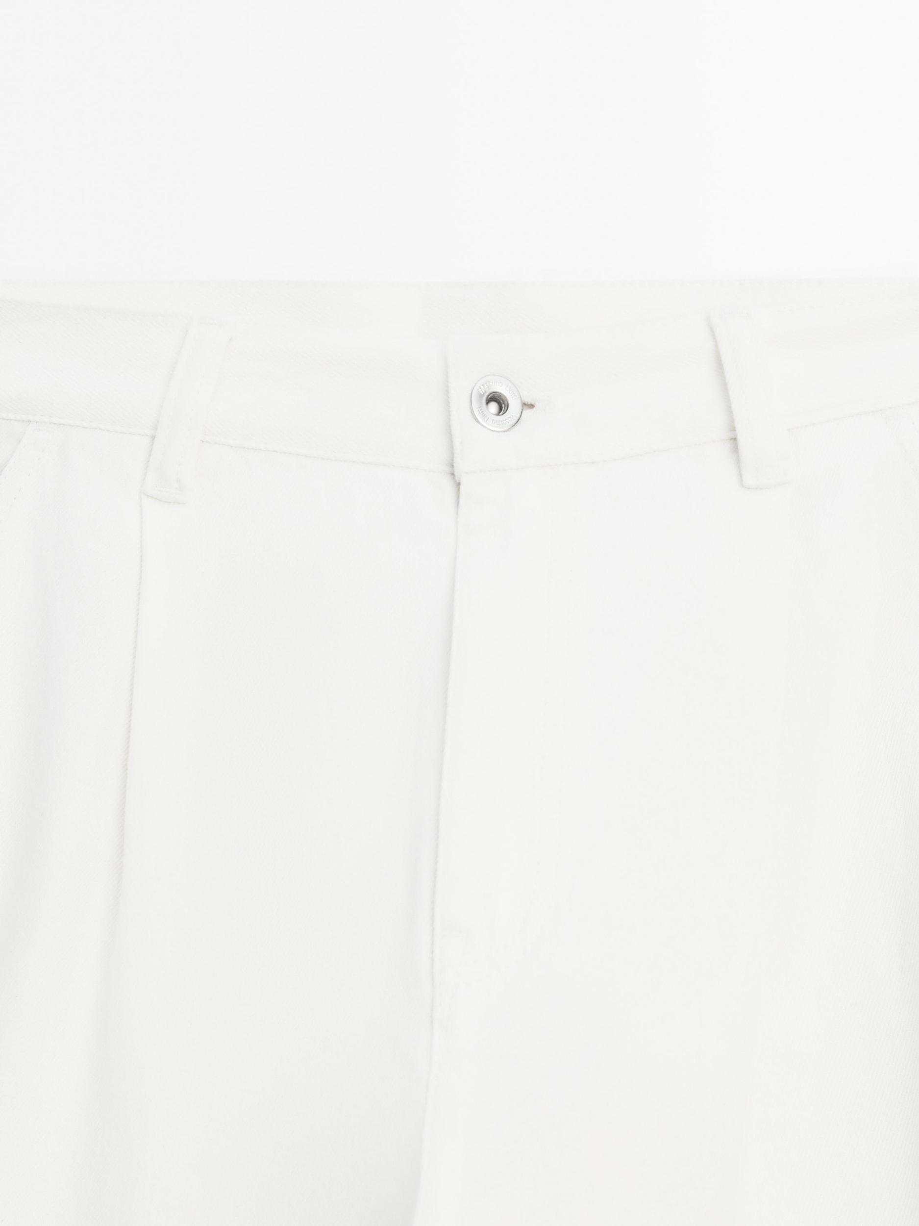 Relaxed fit mid-rise trousers Product Image