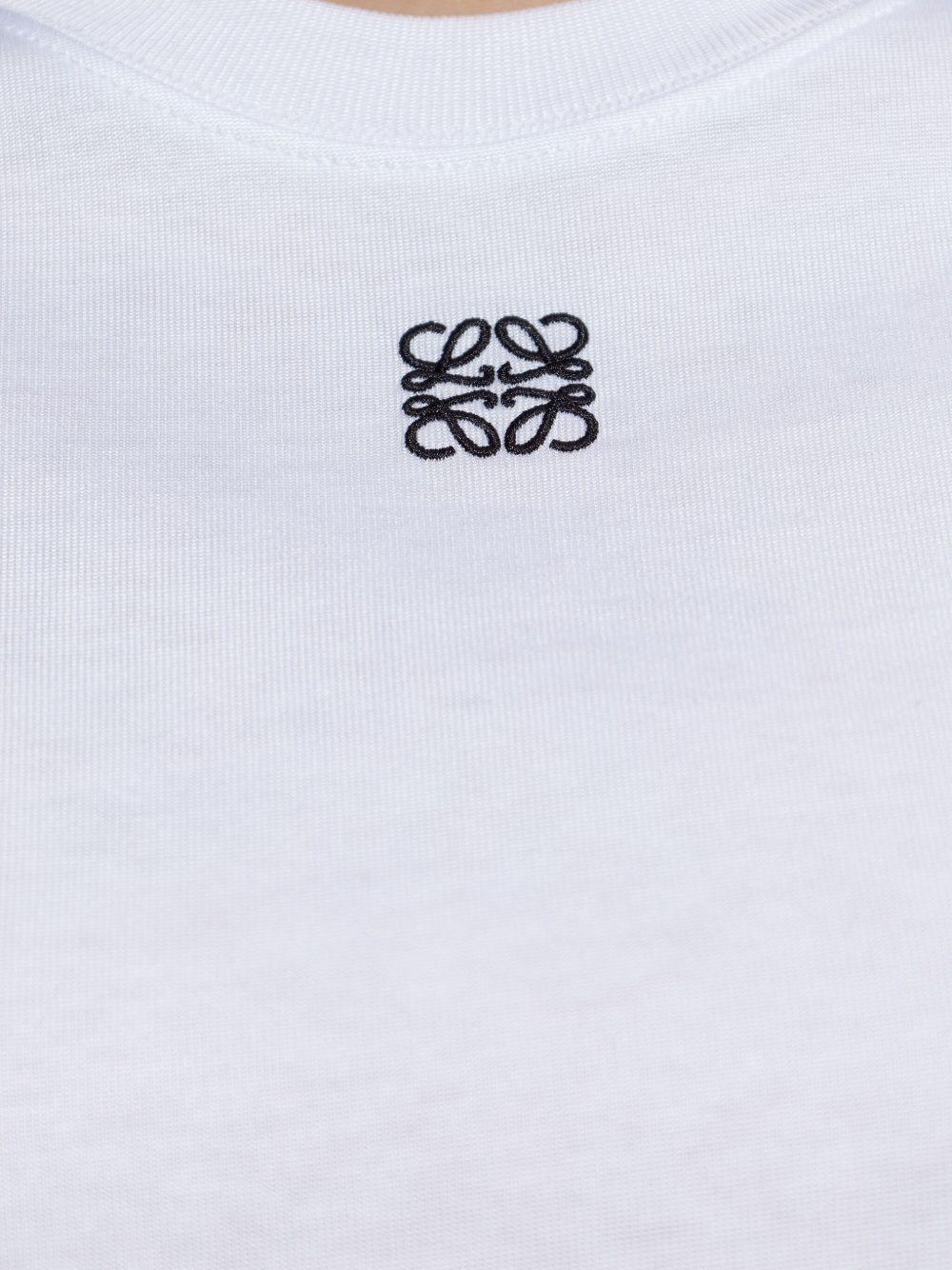 logo-embroidered raglan-sleeved T-shirt Product Image