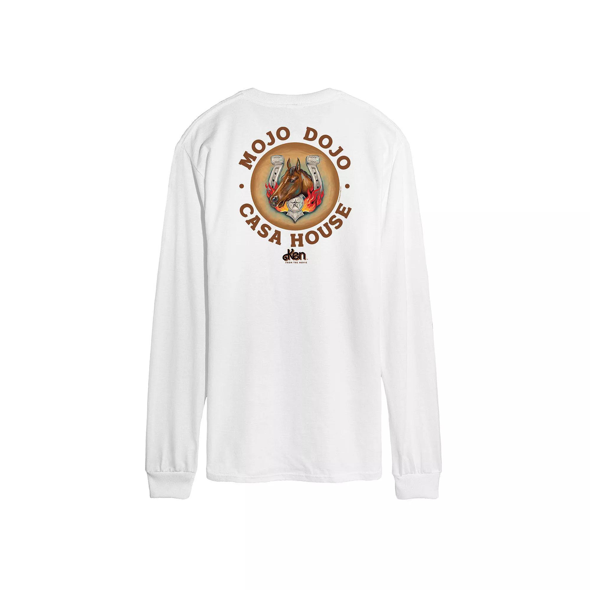 Men's Barbie™ The Movie Mojo Dojo Casa House Long Sleeve Graphic Tee,  Product Image