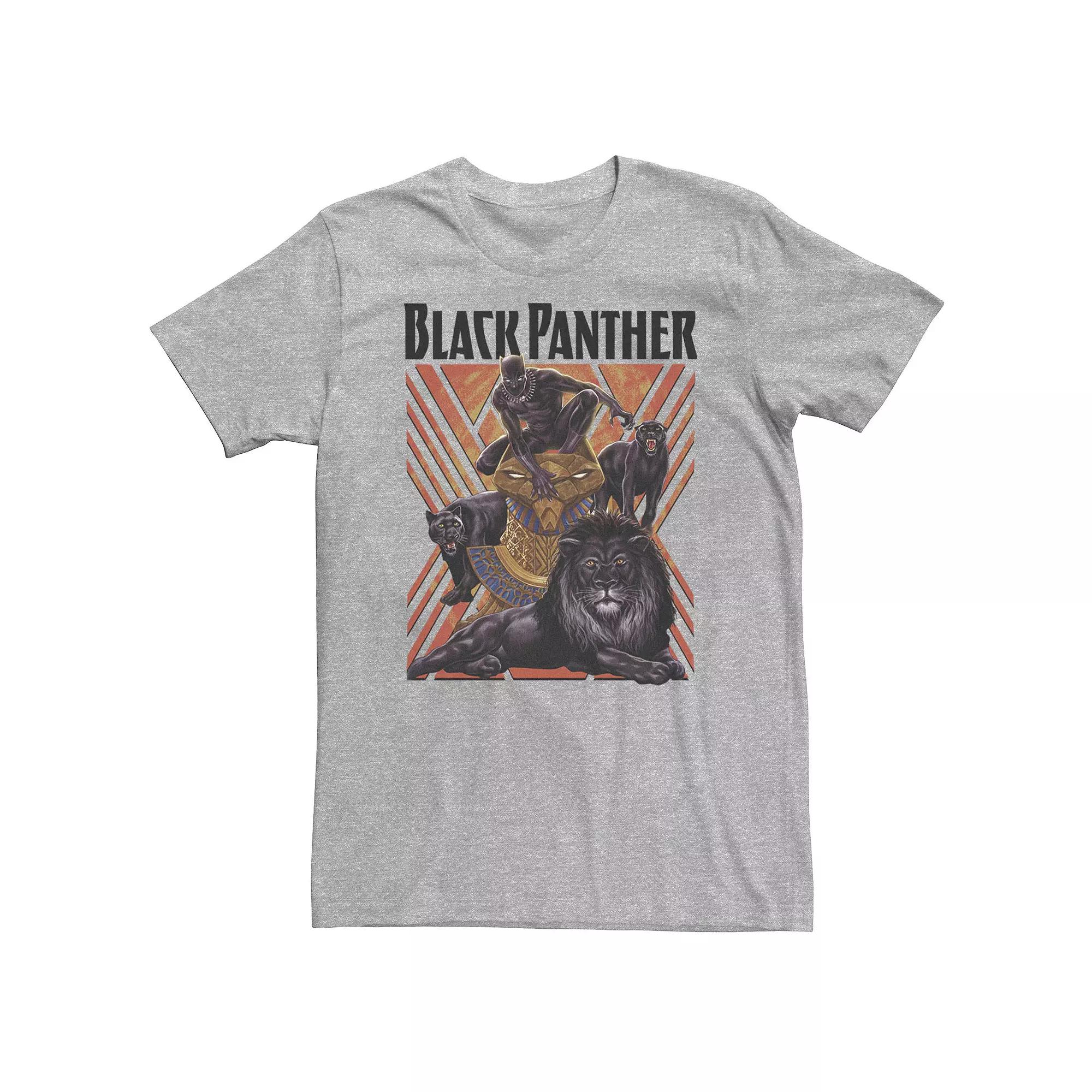 Big & Tall Marvel Avengers Black Panther Portrait Tee, Men's,  Product Image