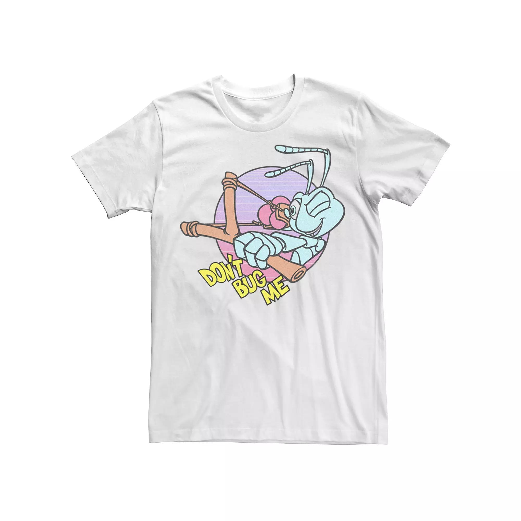 Big & Tall Disney / Pixar A Bug's Life Flik Don't Bug Me Tee, Men's, Size: 4XL, White Product Image