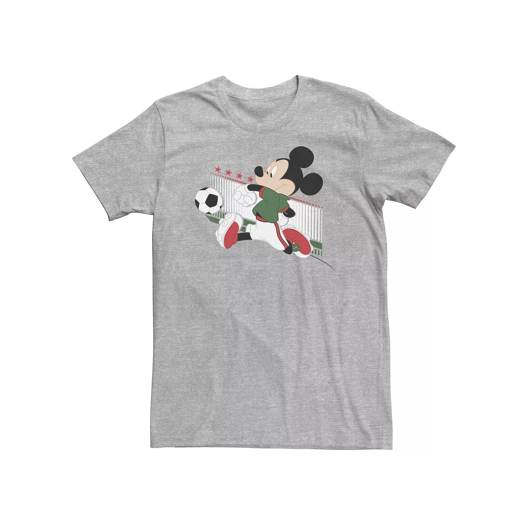 Big & Tall Disney Mickey & Friends Mexico Soccer Tee, Men's,  Product Image