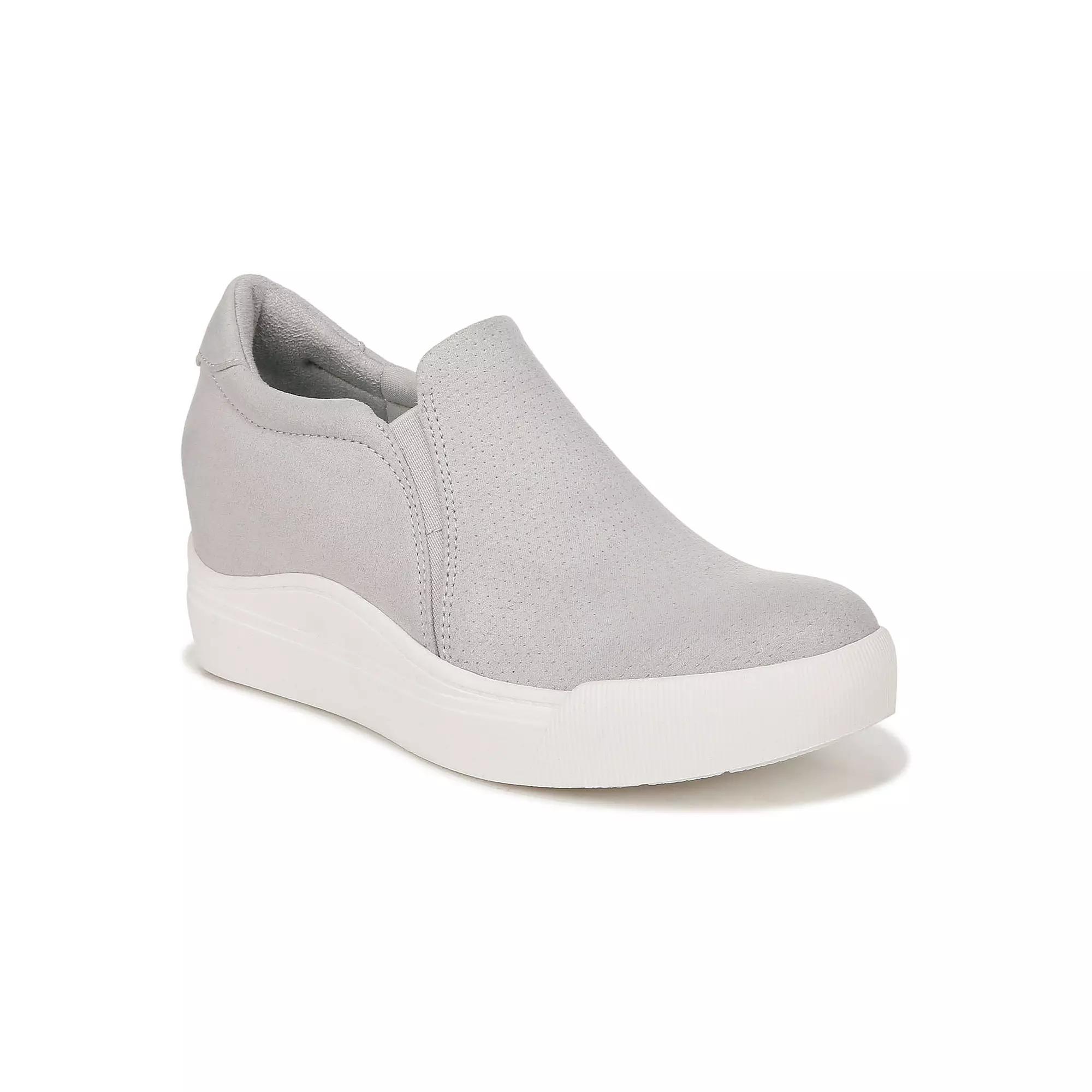 Dr. Scholl's Time Off Wedge Women's Wedge Sneakers, Size: 7.5, Gray Product Image