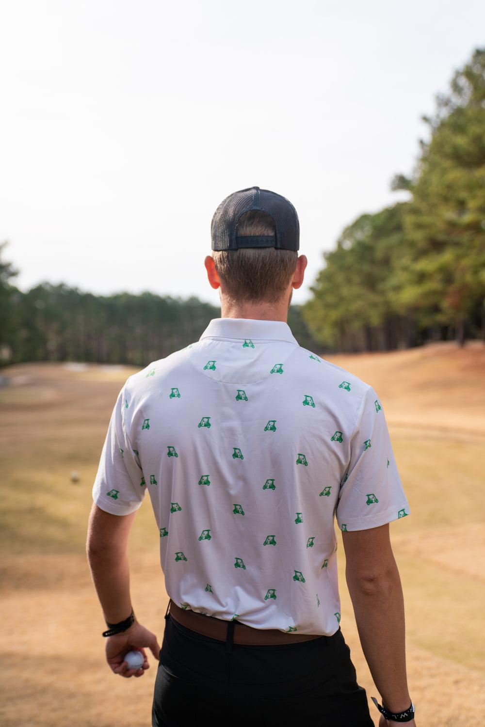 Three Sixty Six Men’s Print Golf Polos Male Product Image