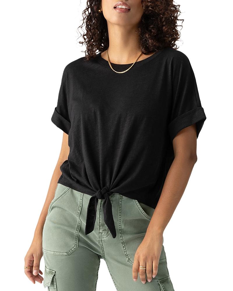 Sanctuary All Day Tie Front Tee Product Image