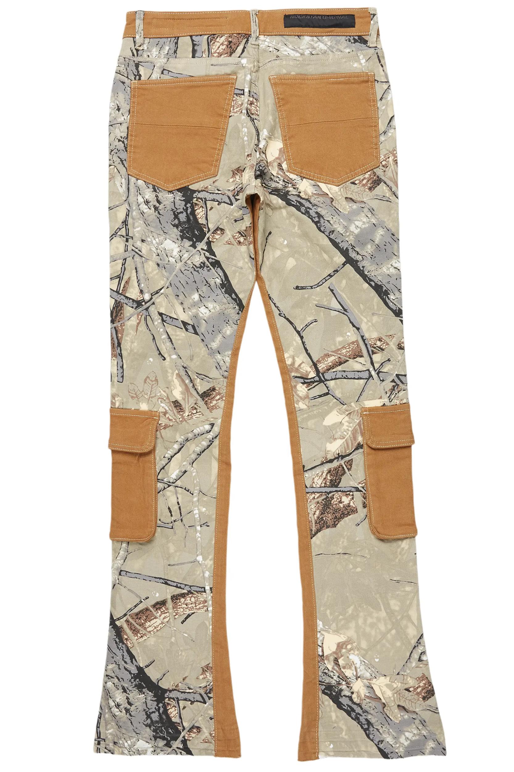 Boys Petter Beige Baggy Fit Jean Boys Product Image