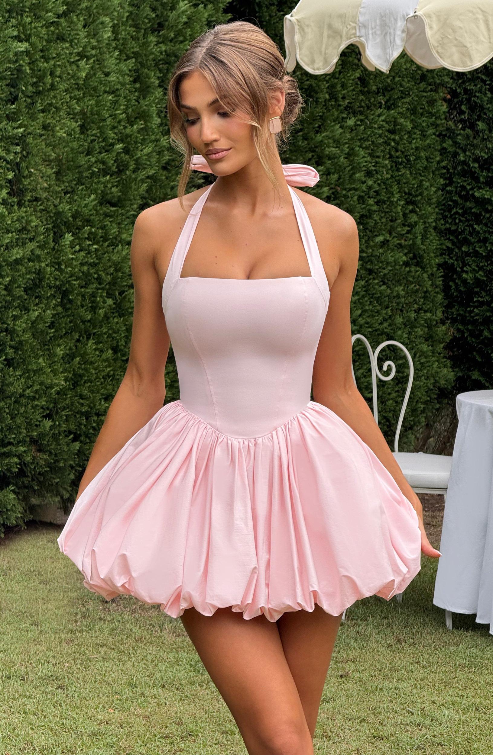 Maricia Mini Dress - Blush Product Image