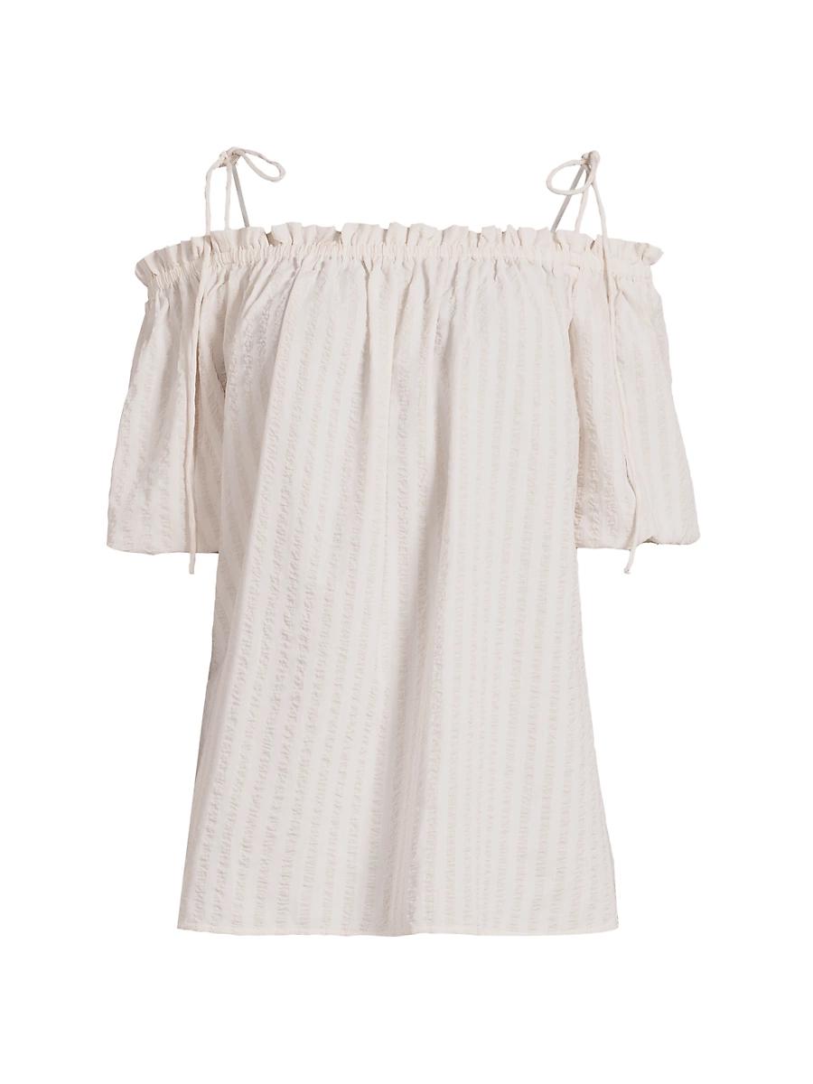 Womens Harmony Cotton Seersucker Top Product Image