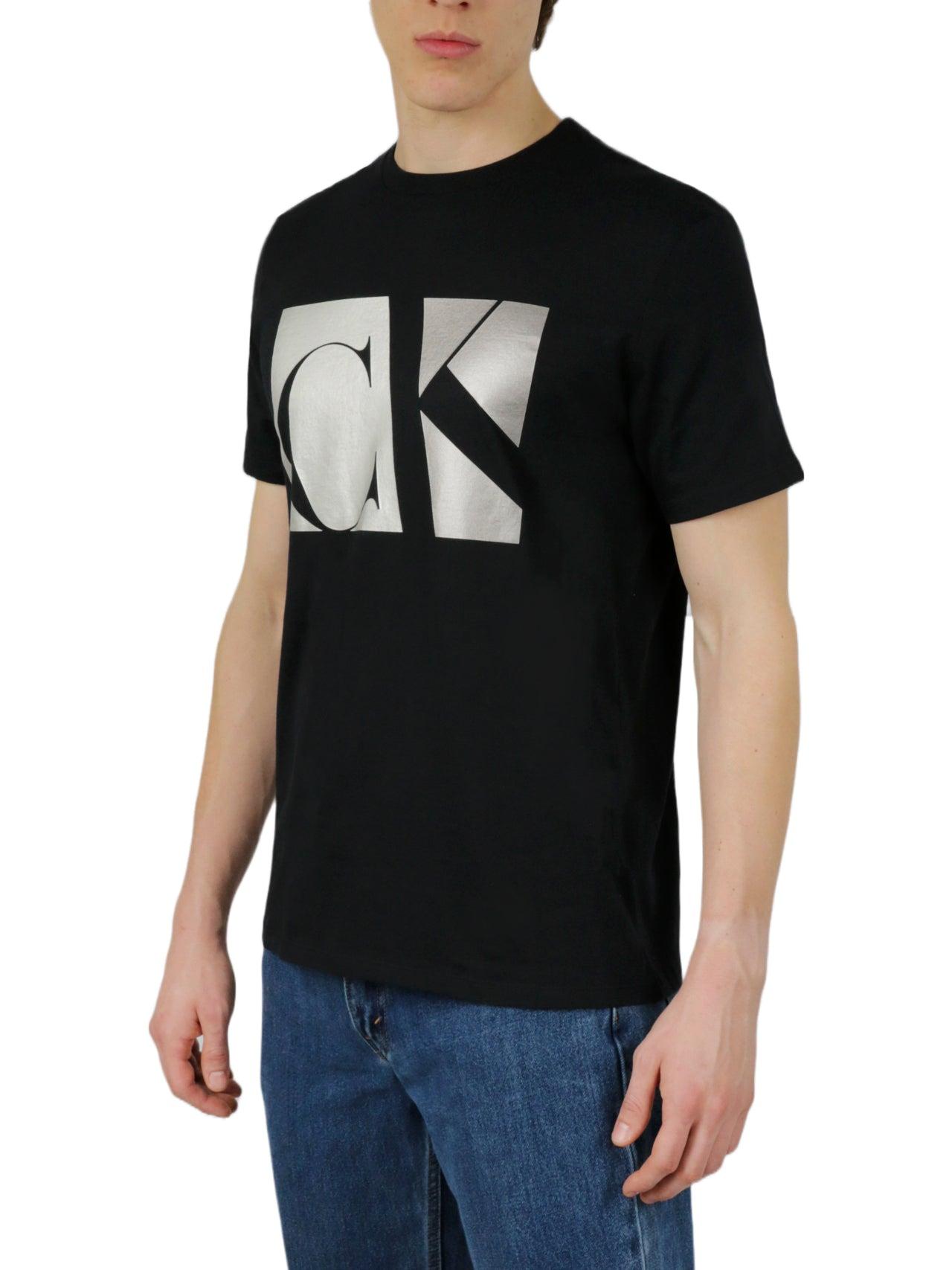 Short Sleeves Linear Logo Crew Tee Product Image