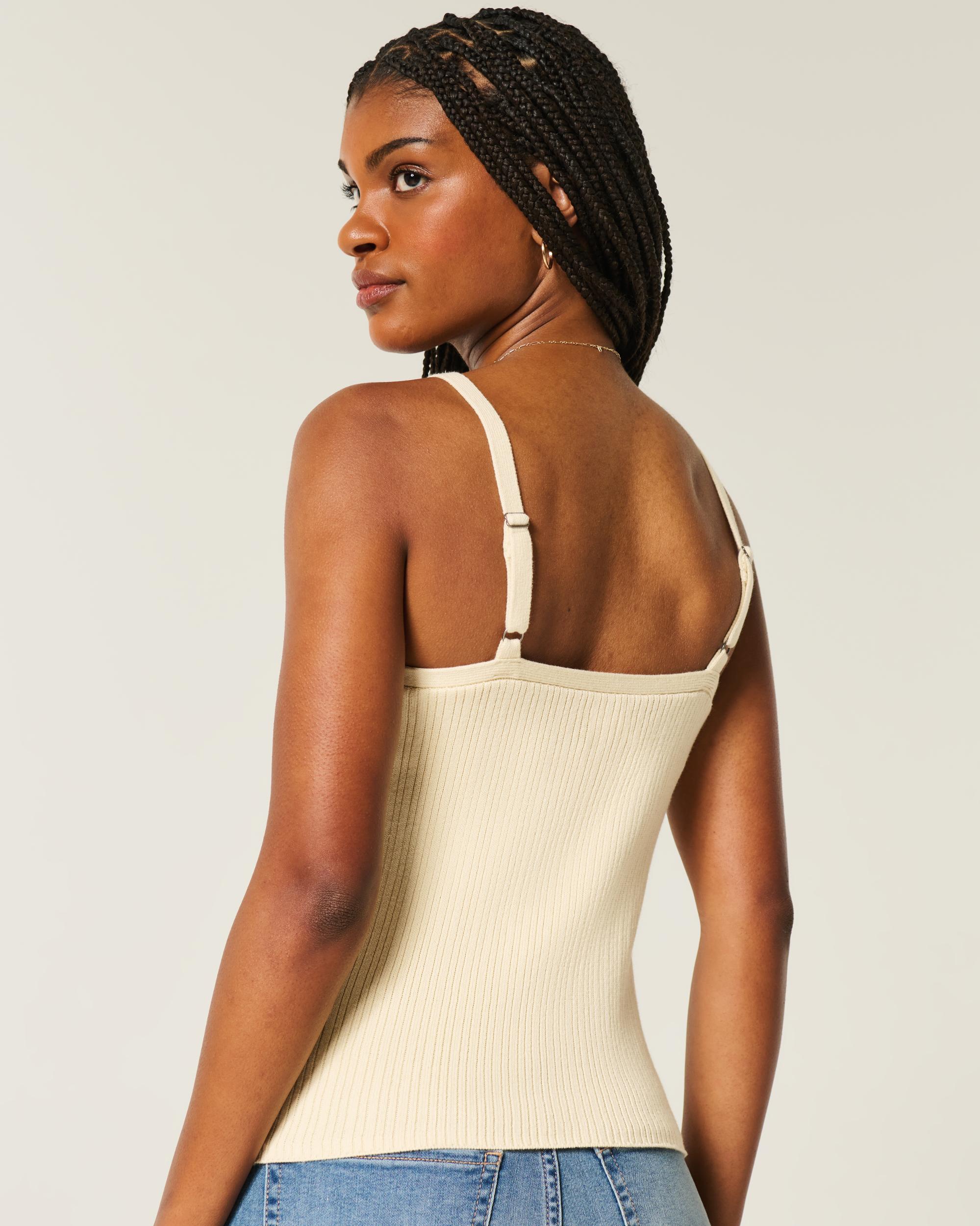 Button-Through Sweater Tank Product Image