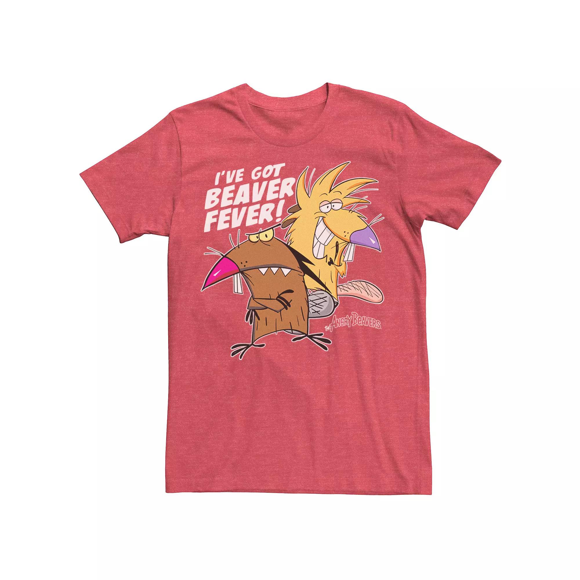 Men's Angry Beavers I've Got Beaver Fever Portrait Tee,  Product Image
