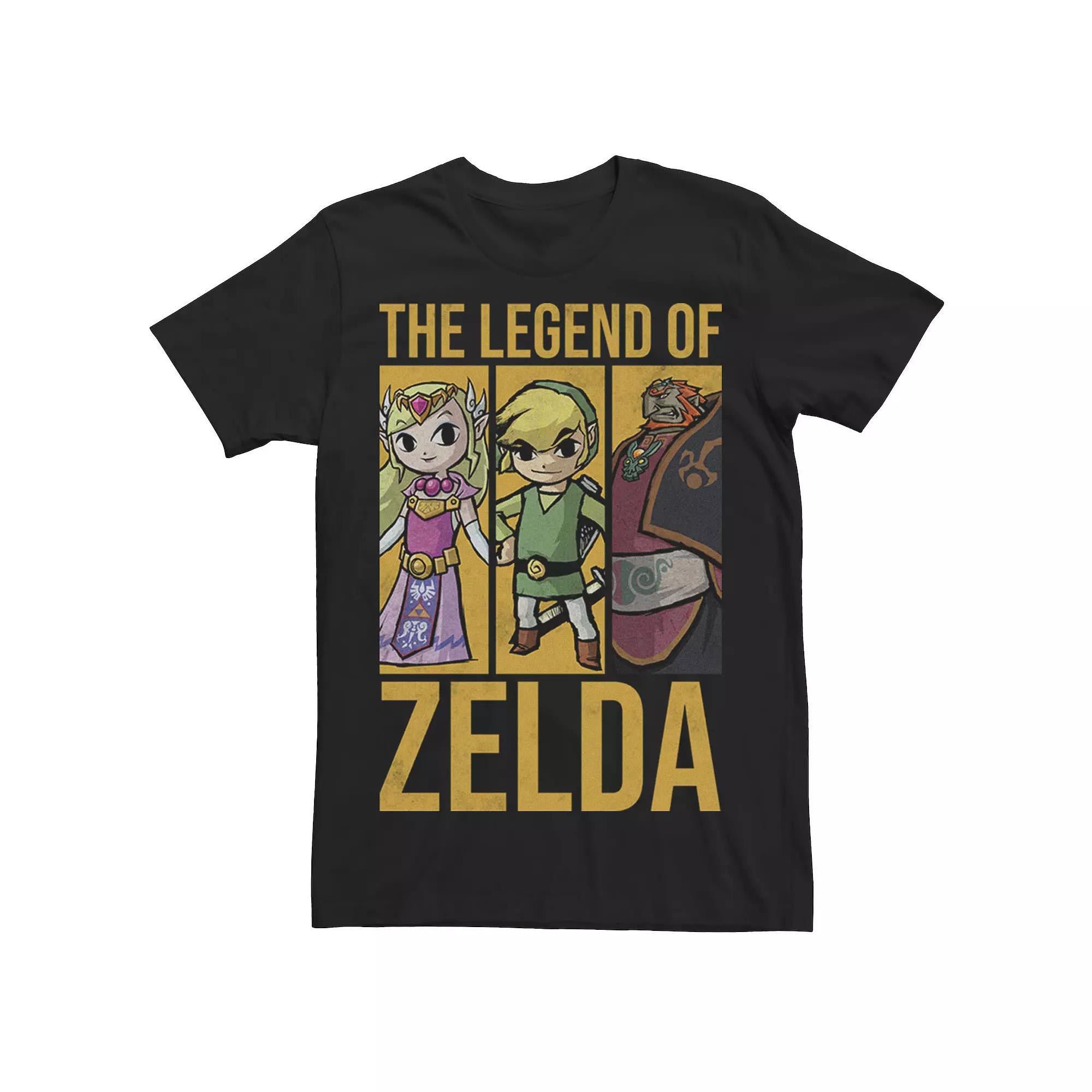 Men's Nintendo Zelda Trio Panels Tee,  Product Image