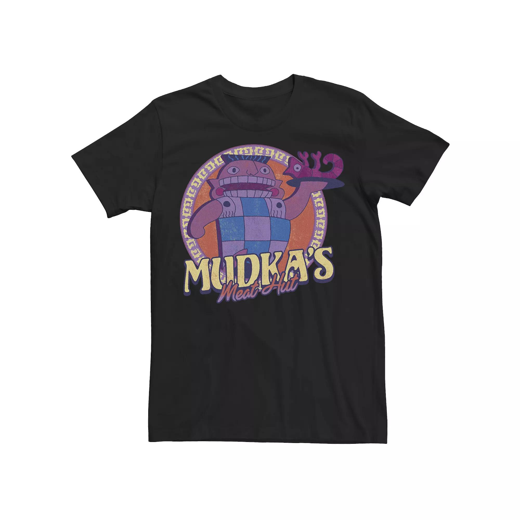 Disney's Emperor's New Groove Mudka's Meat Hut Logo Men's Tee, Size: XXL, Black Product Image