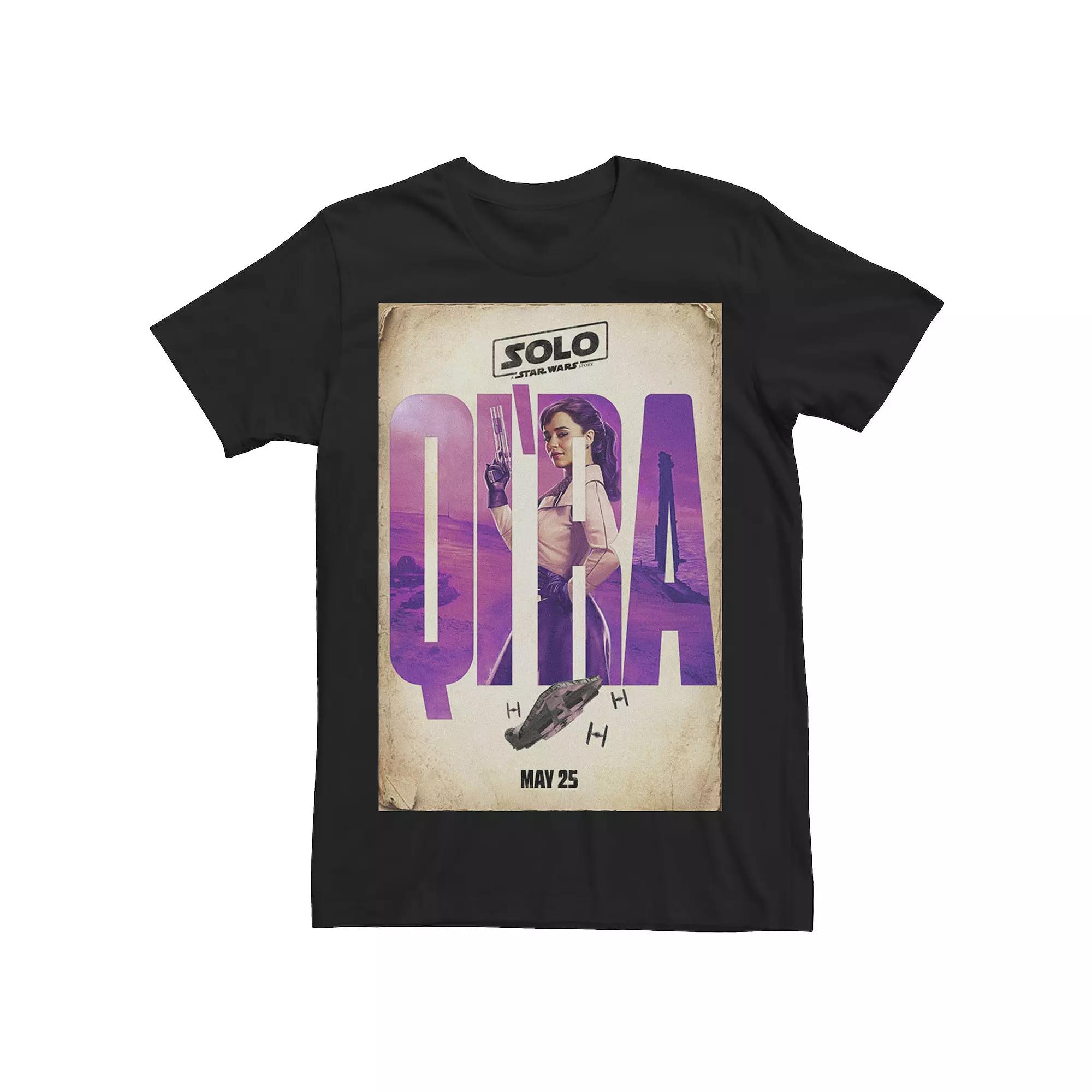 Mens Star Wars Han Solo Movie Qira Release Date Tee Product Image