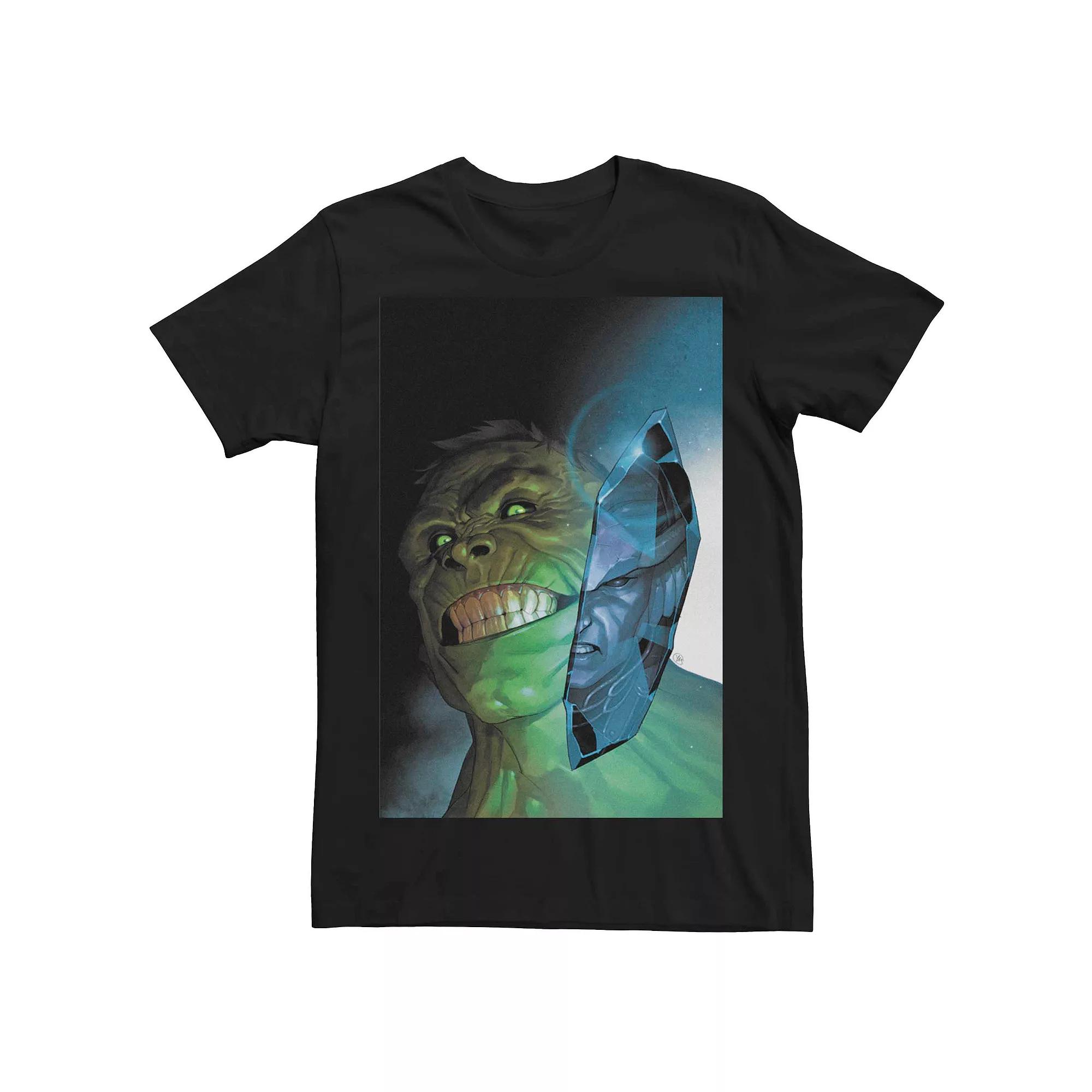 Men's Marvel's Hulk Grin Comic Cover Tee,  Product Image