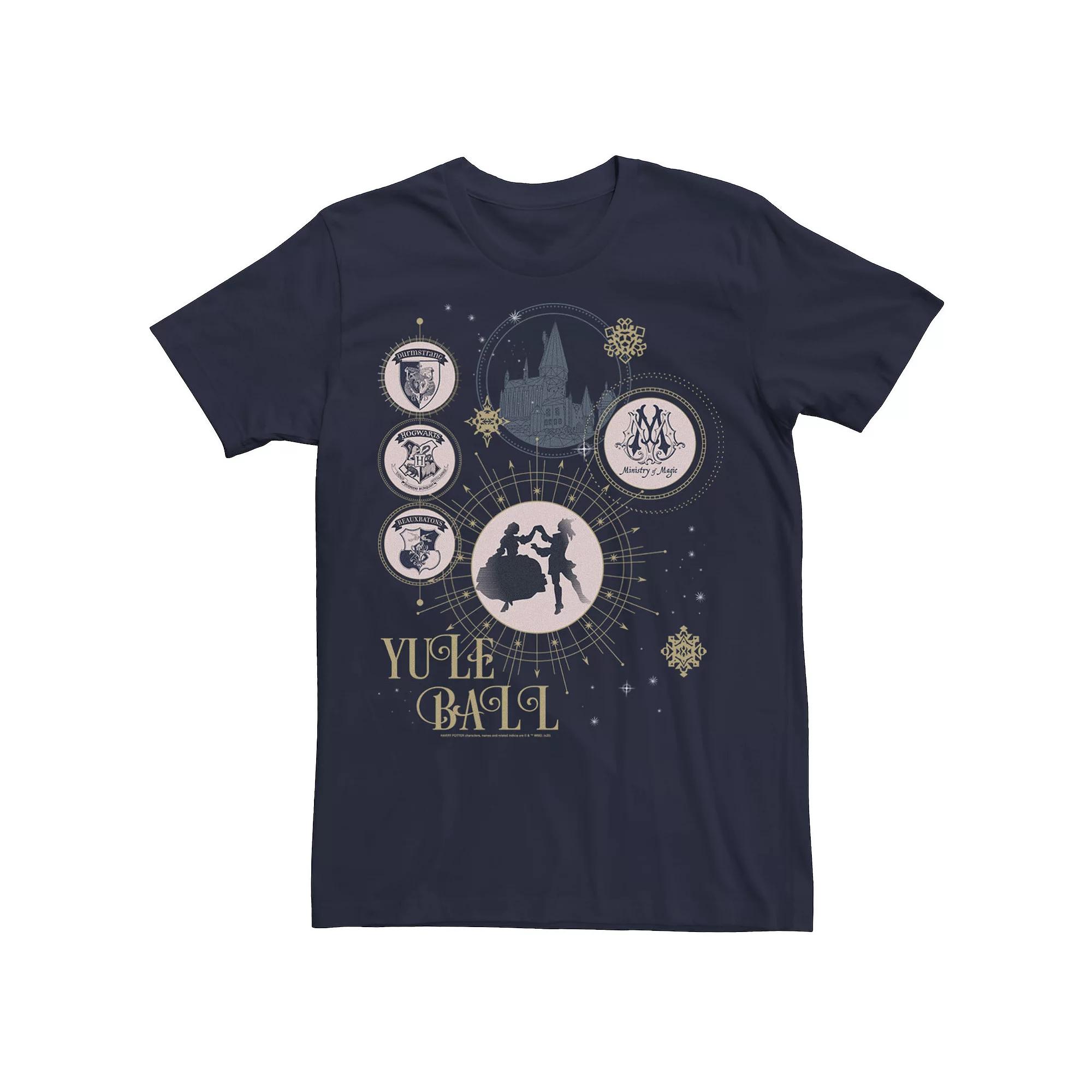Men's Harry Potter Christmas Yule Ball Icons Tee,  Product Image