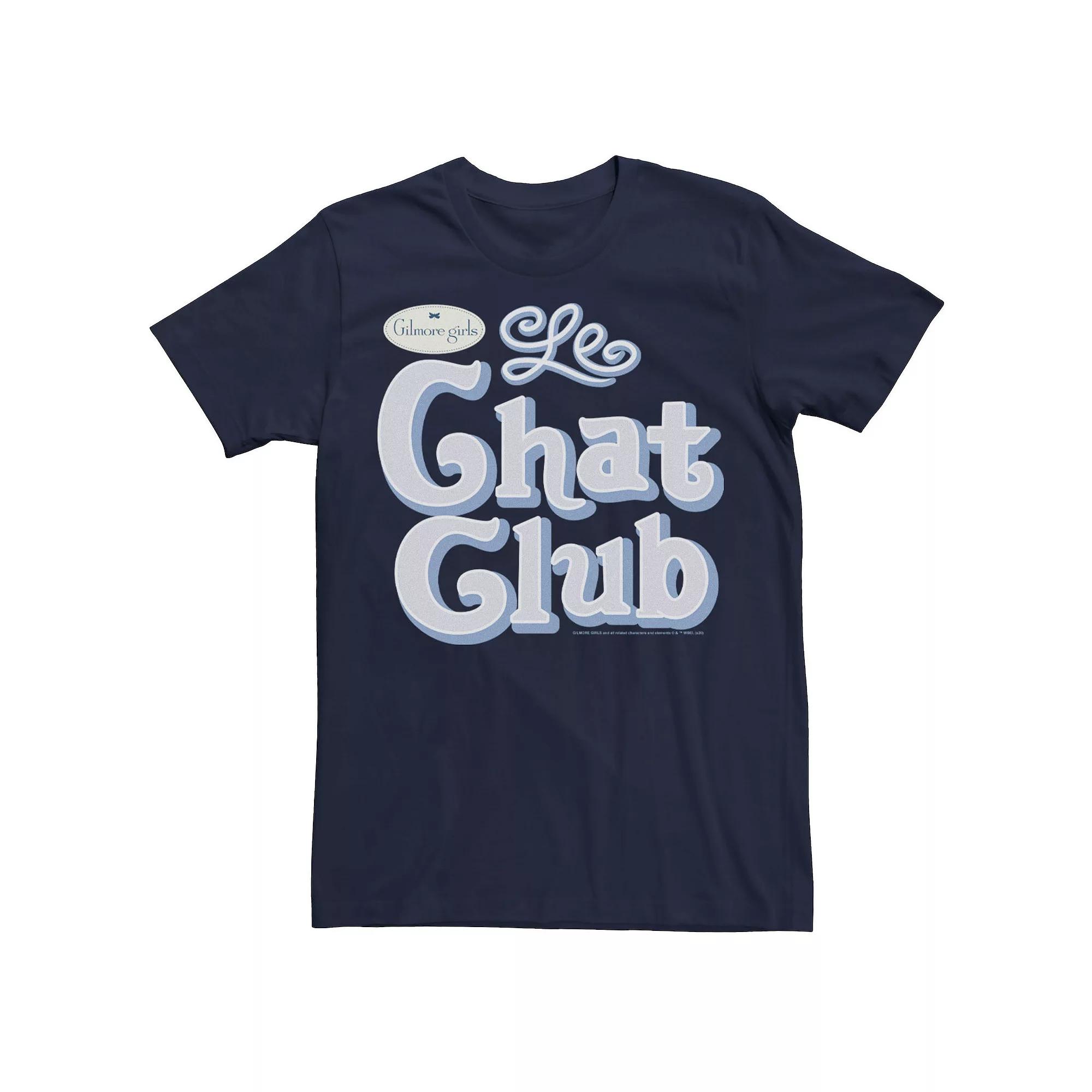 Men's Gilmore Girls Le Chat Club Logo Tee,  Product Image