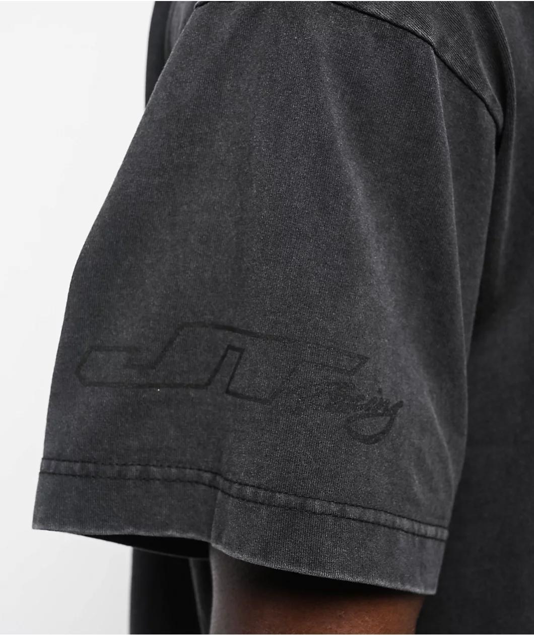 JT Racing x Honda Pump Washed Black T-Shirt Product Image