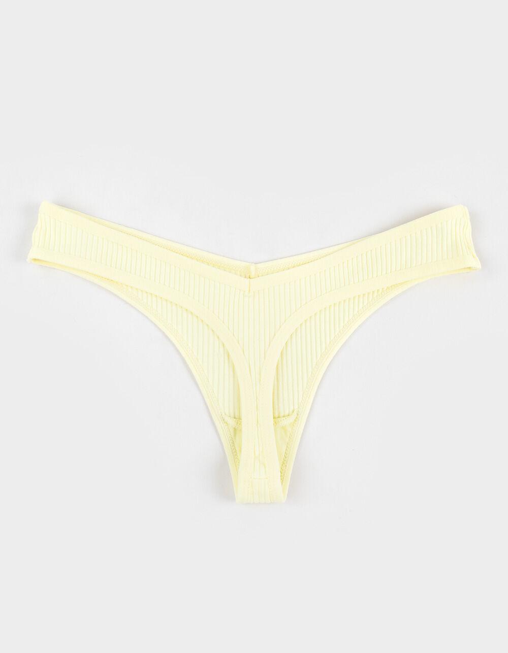 FULL TILT V-Rib Thong - YELLOW Product Image