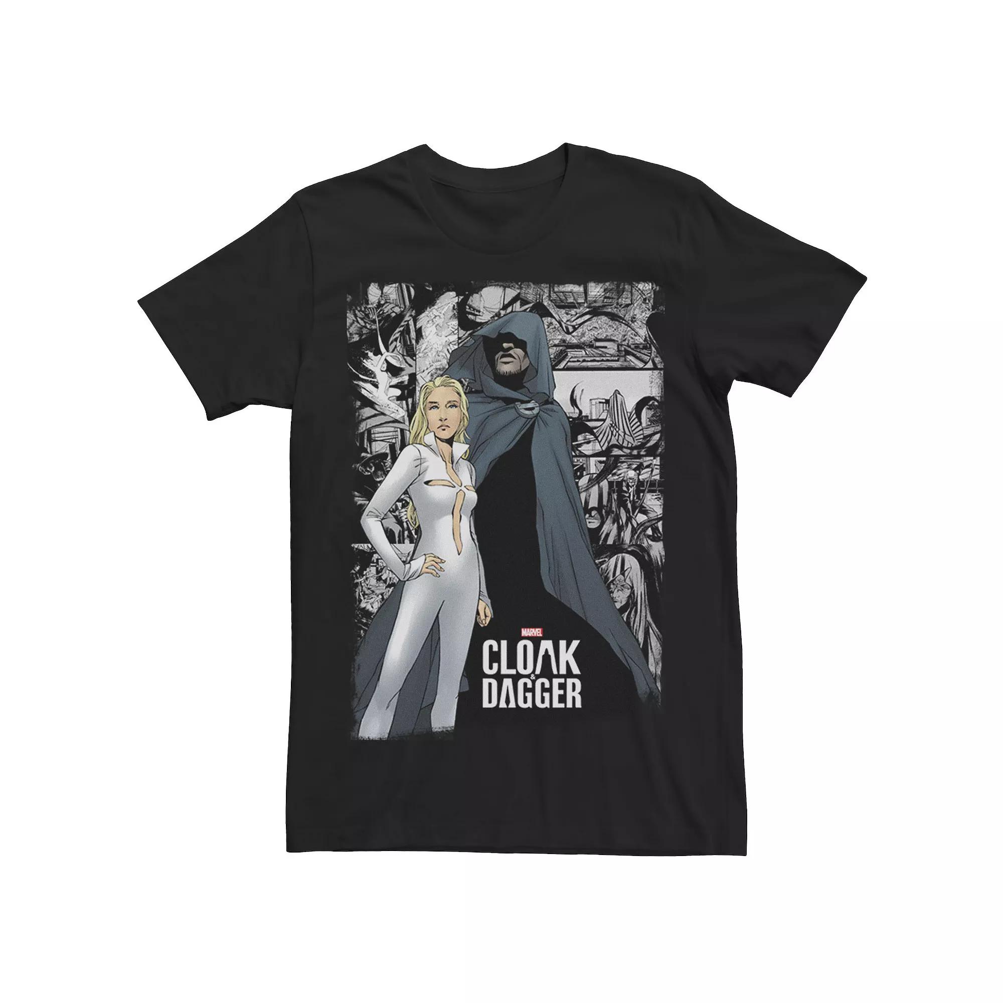Men's Marvel Cloak & Dagger Comic Panel Tee,  Product Image