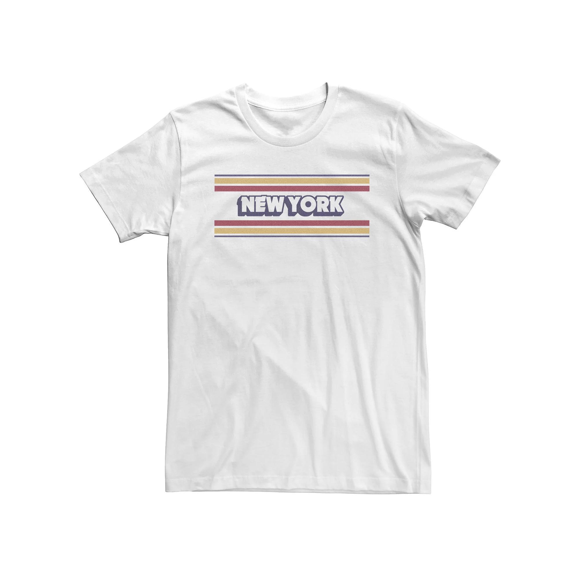 Big & Tall New York Stripes Logo Graphic Tee, Men's,  Product Image