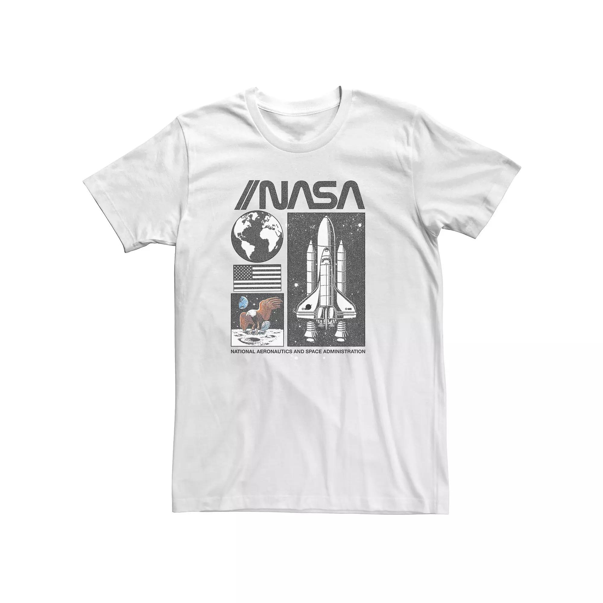 Big & Tall NASA Collage Panel Portraits Tee, Men's,  Product Image