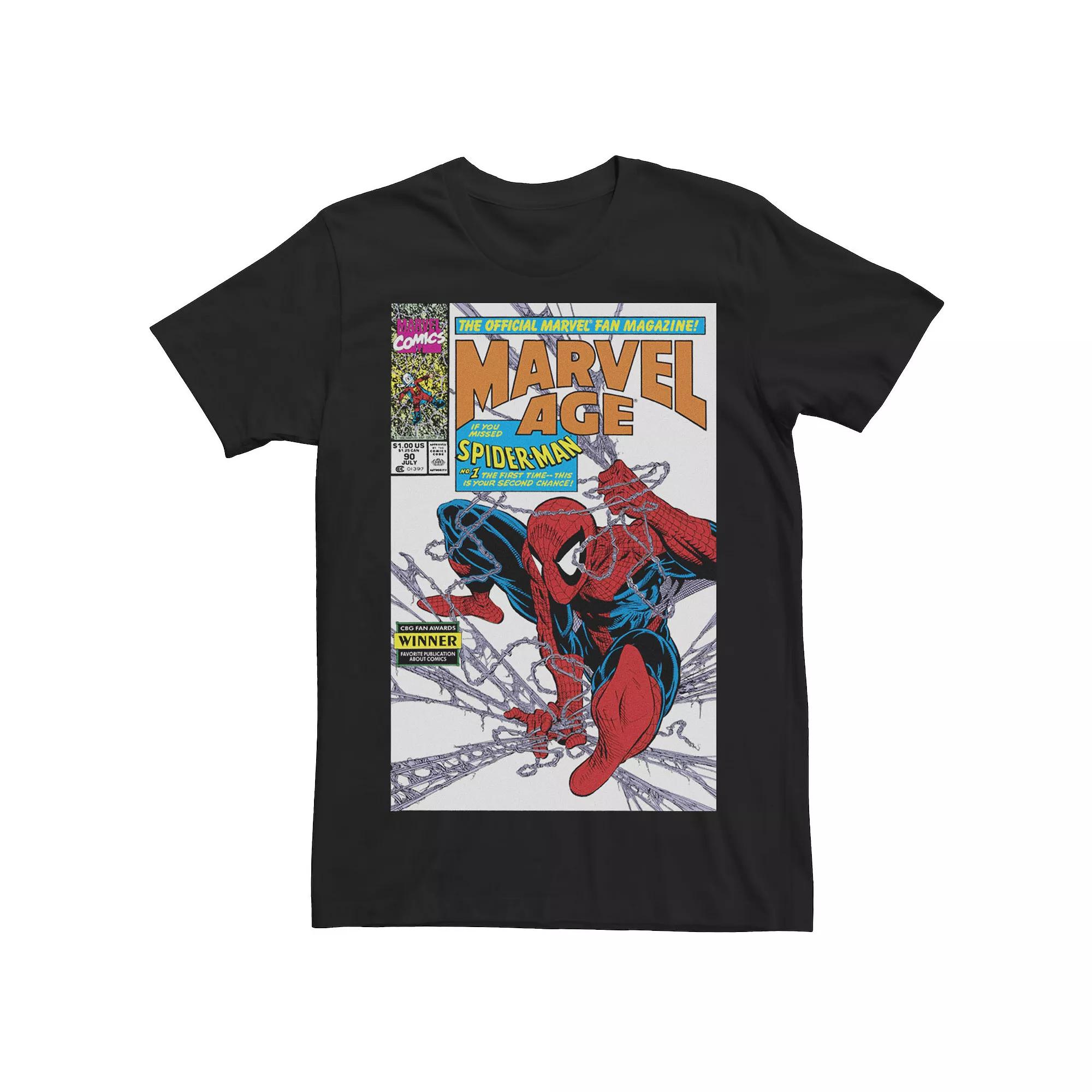 Men's Marvel Spidey Cover Graphic Tee,  Product Image