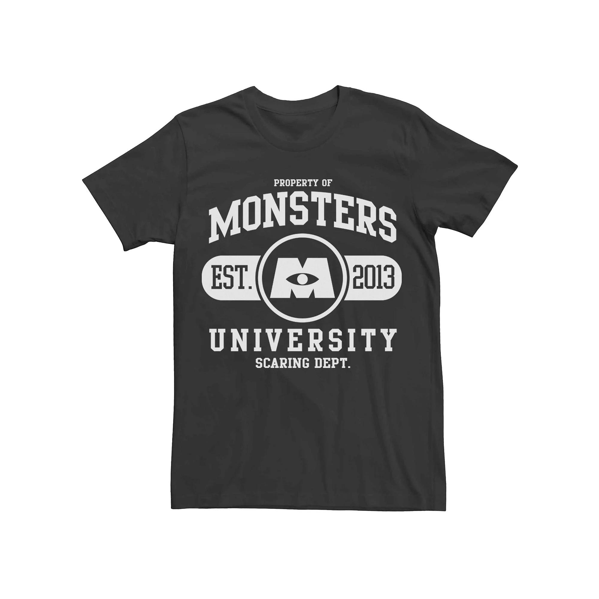 Men's Disney Pixar Monsters University School Logo Tee,  Product Image