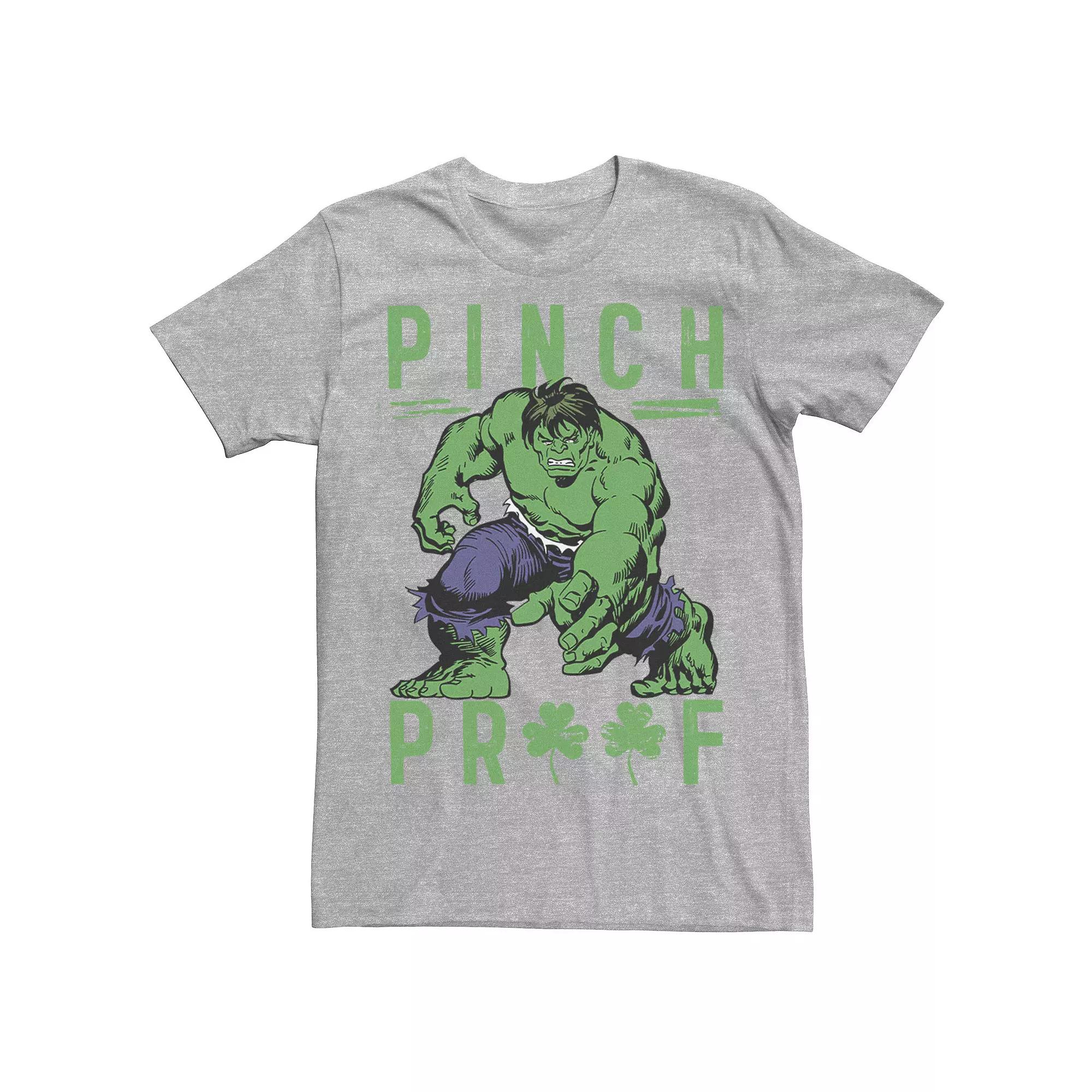 Men's Marvel St. Patty's Vintage Hulk Pinch Proof Tee,  Product Image