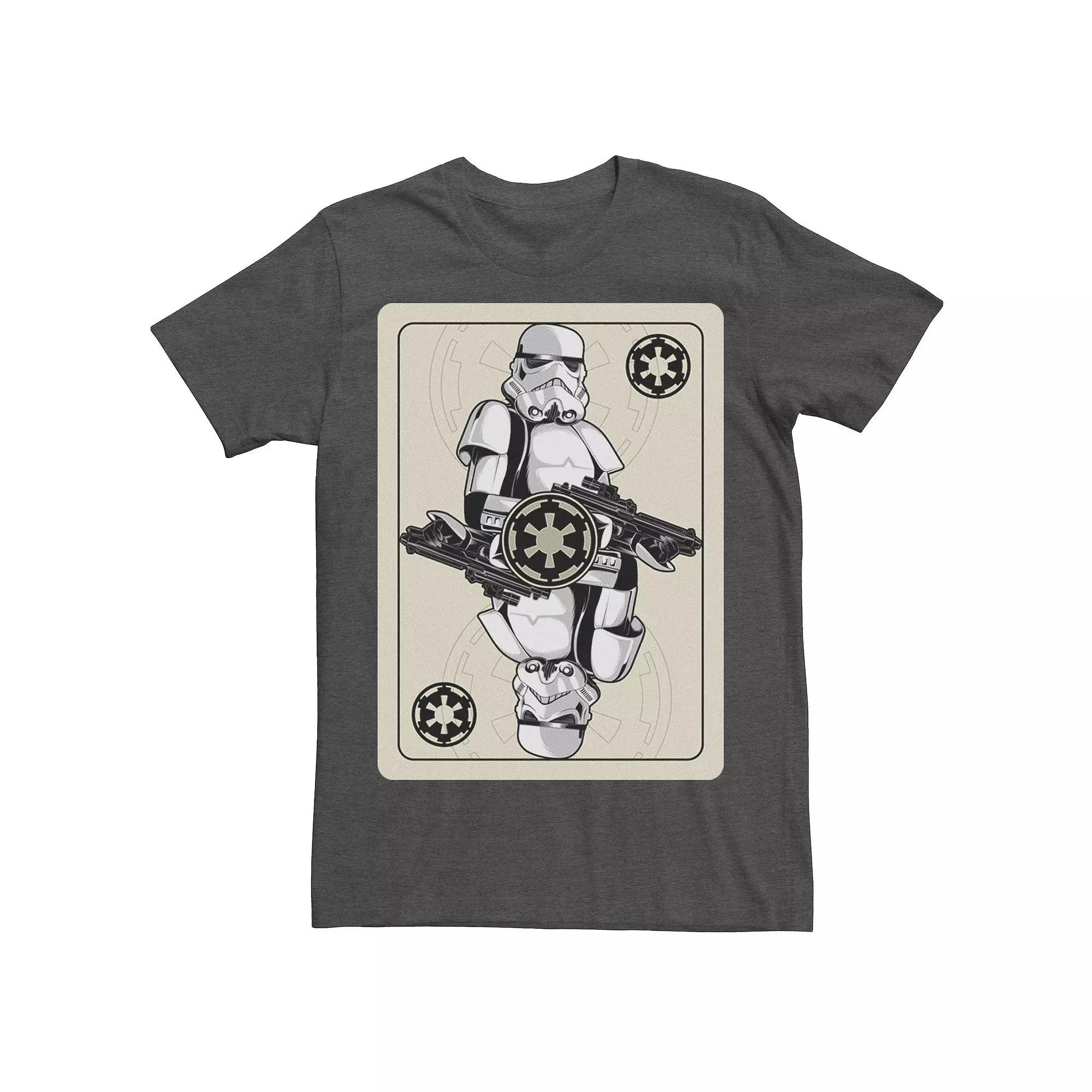 Men's Star Wars Stormtrooper Playing Card Tee,  Product Image