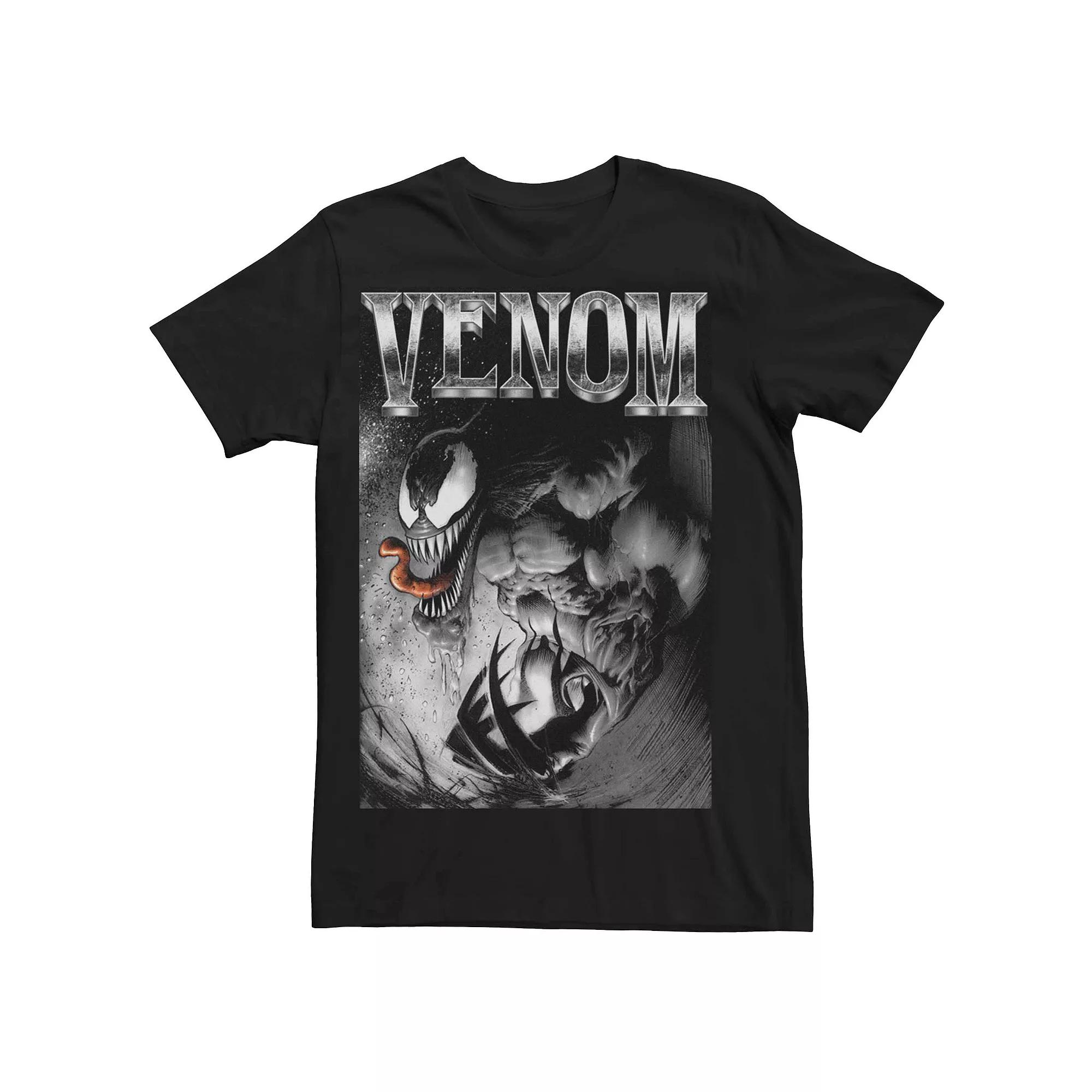 Men's Marvel Venom Dark Bold Poster Tee,  Product Image