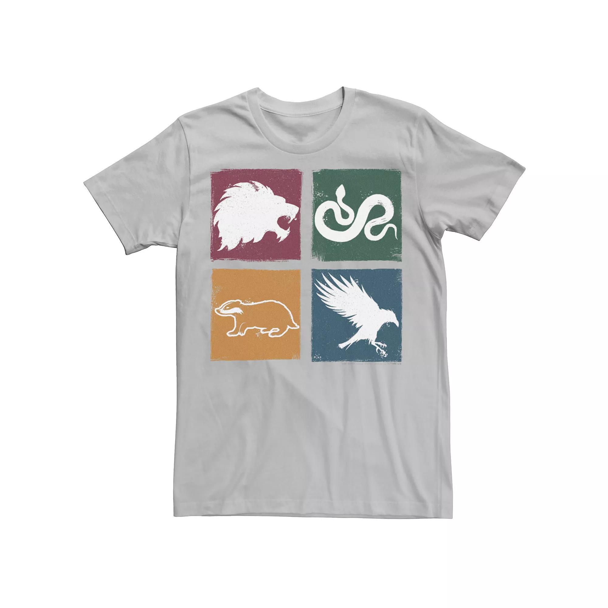 Men's Harry Potter Simple House Crest Box Up Tee,  Product Image