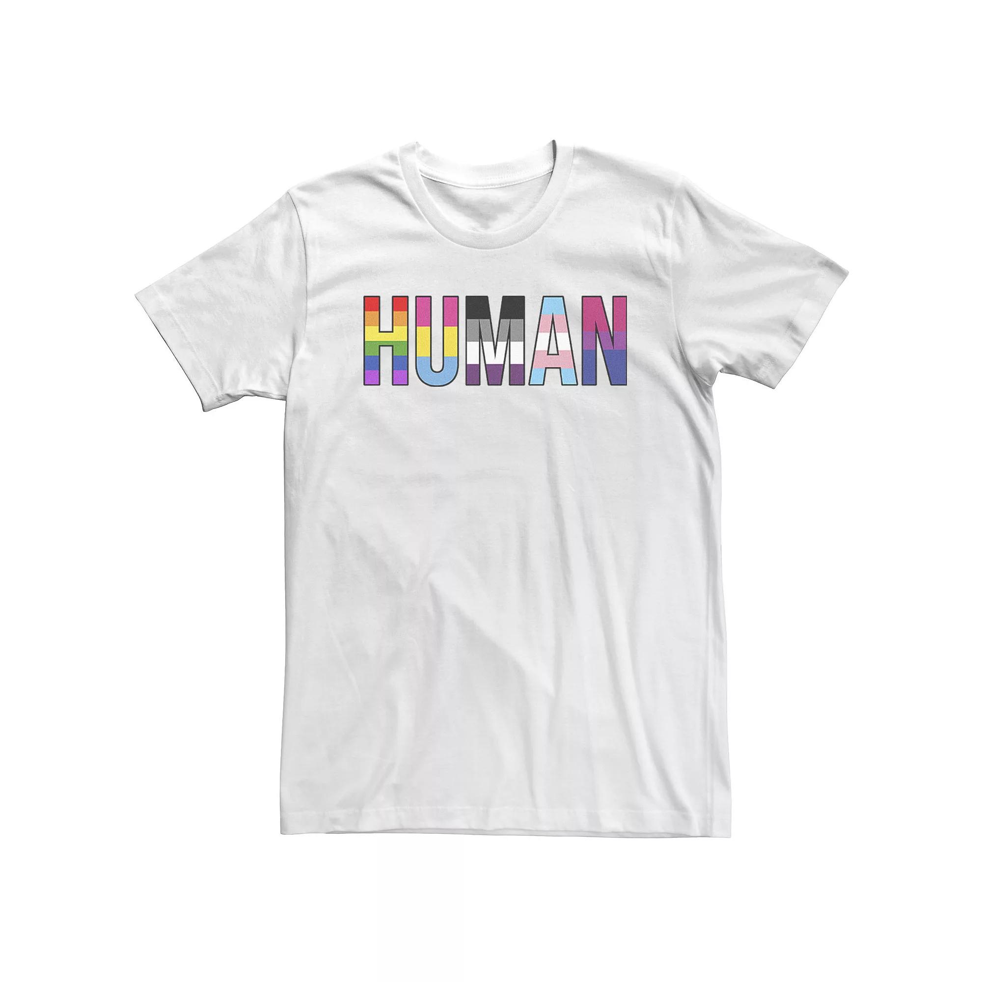 Big & Tall Fifth Sun Human Colorful Text Tee, Men's,  Product Image