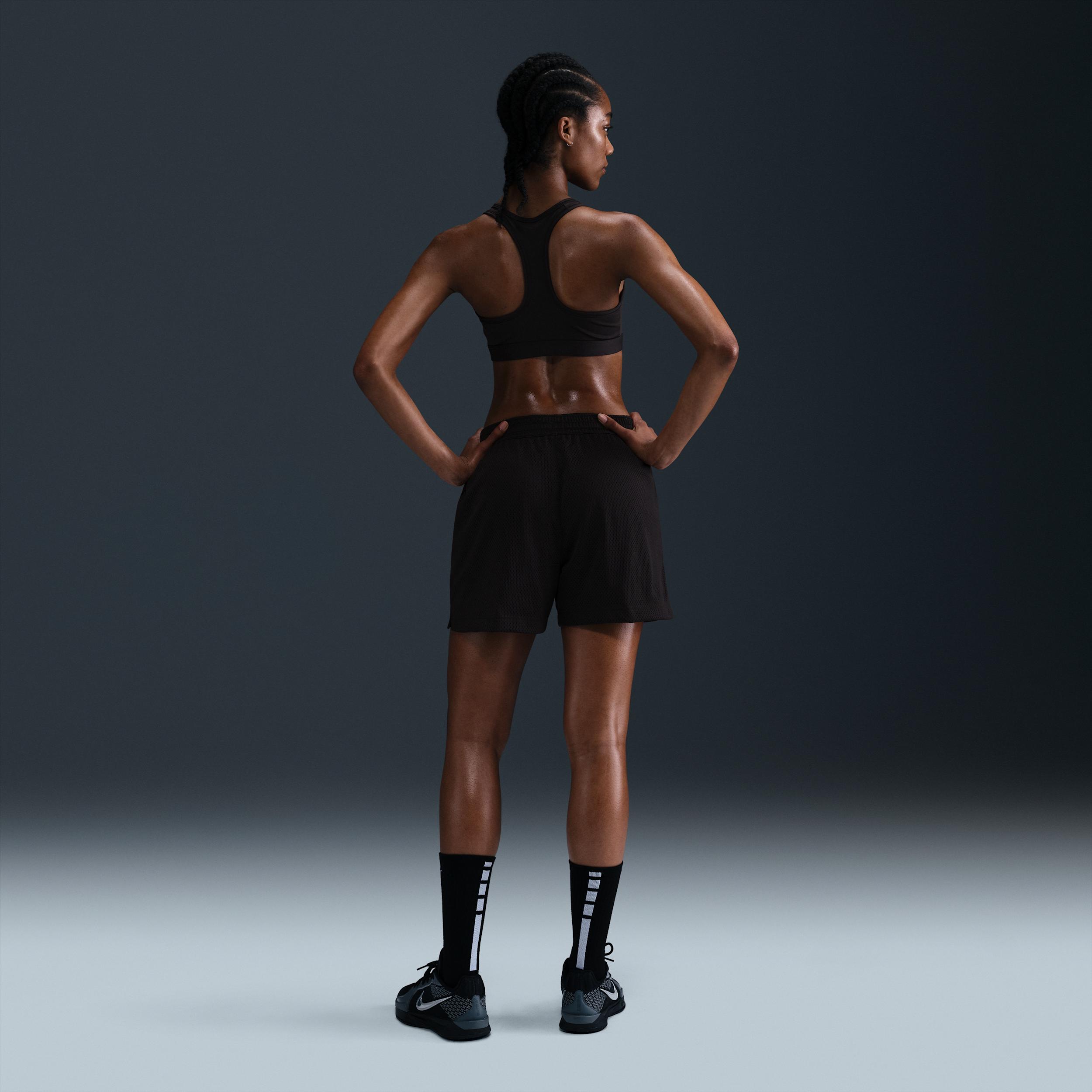 Nike Womens Essential Dri-FIT Mesh Basketball Shorts | HQ8961-100 Product Image