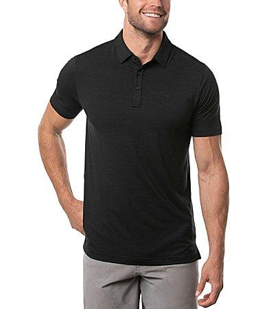 TravisMathew The Heater Performance Stretch Short Sleeve Polo Shirt Product Image