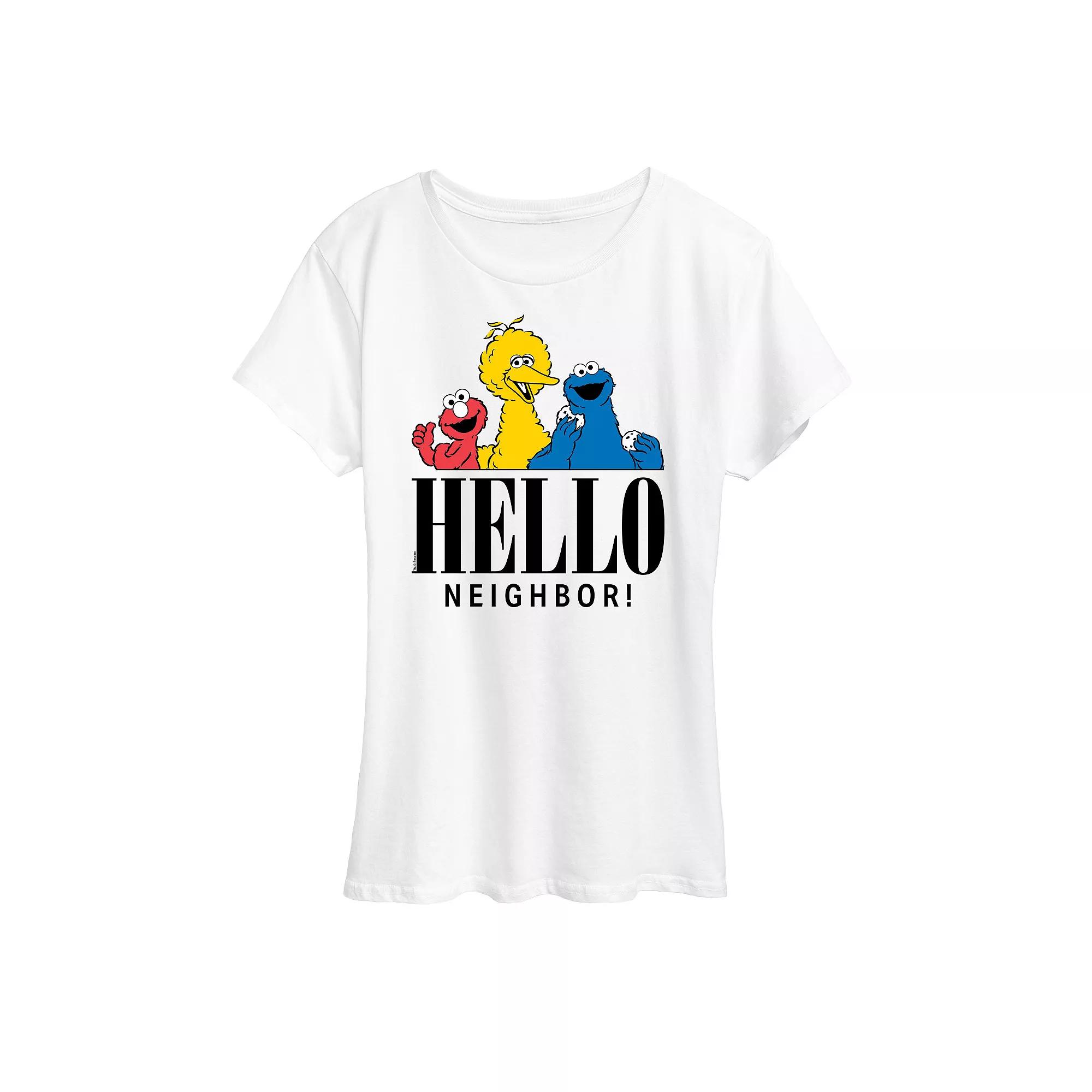 Women's Sesame Street Howdy Graphic Tee, Girl's,  Product Image