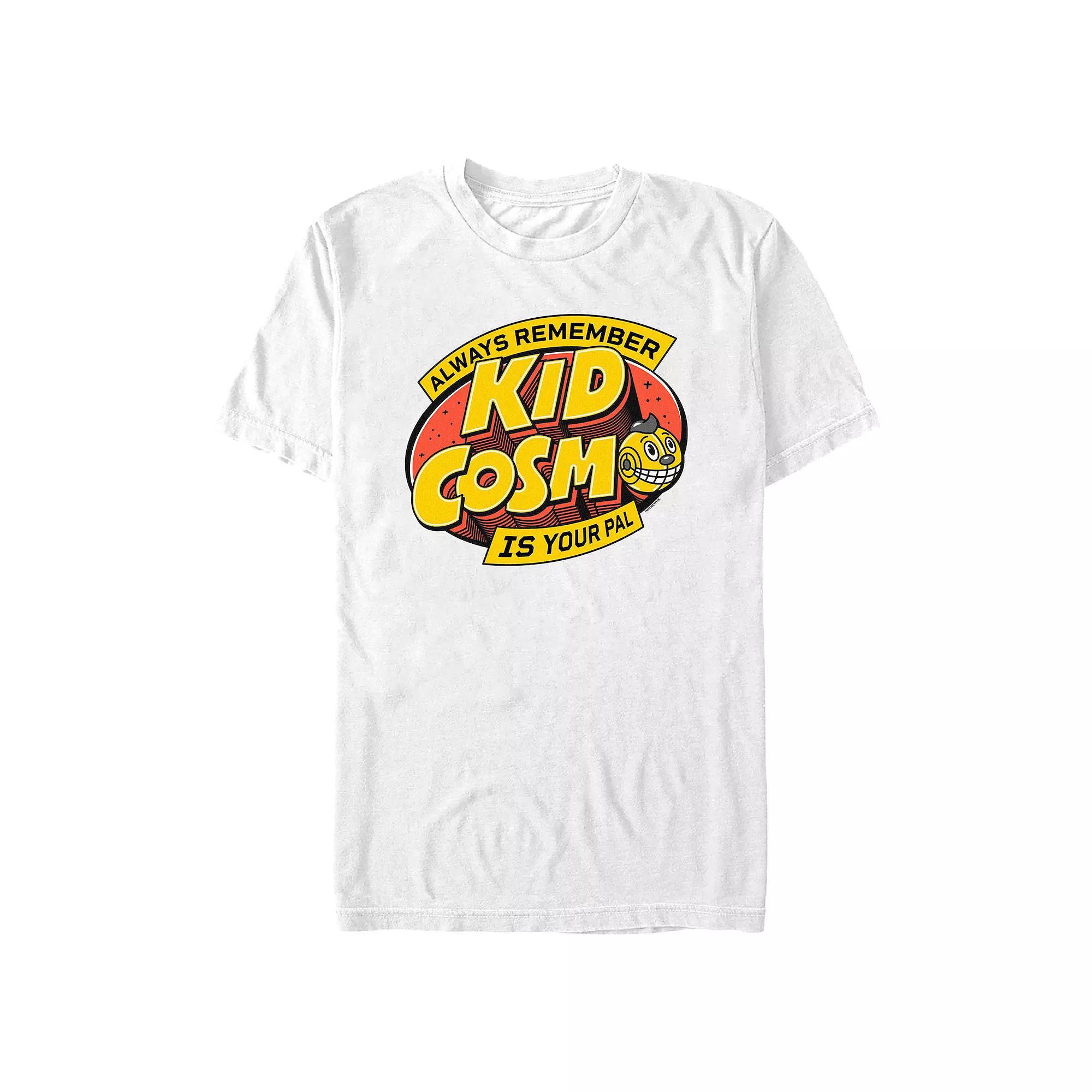 Men's The Electric State Kid Cosmo Is Your Pal Stamp Graphic Tee, Size: XS, White Product Image