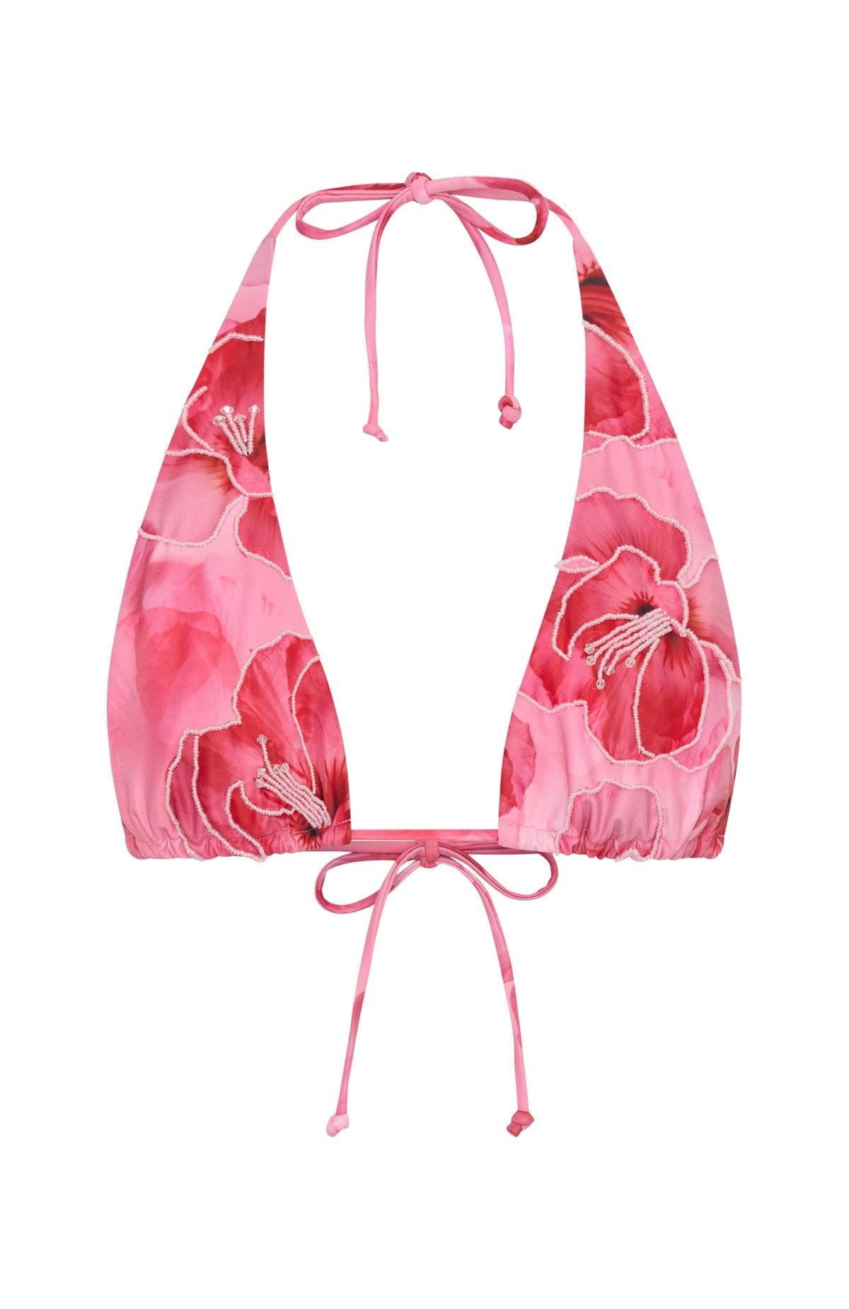 San Marino Beaded Bikini Top Sugar Rose Product Image