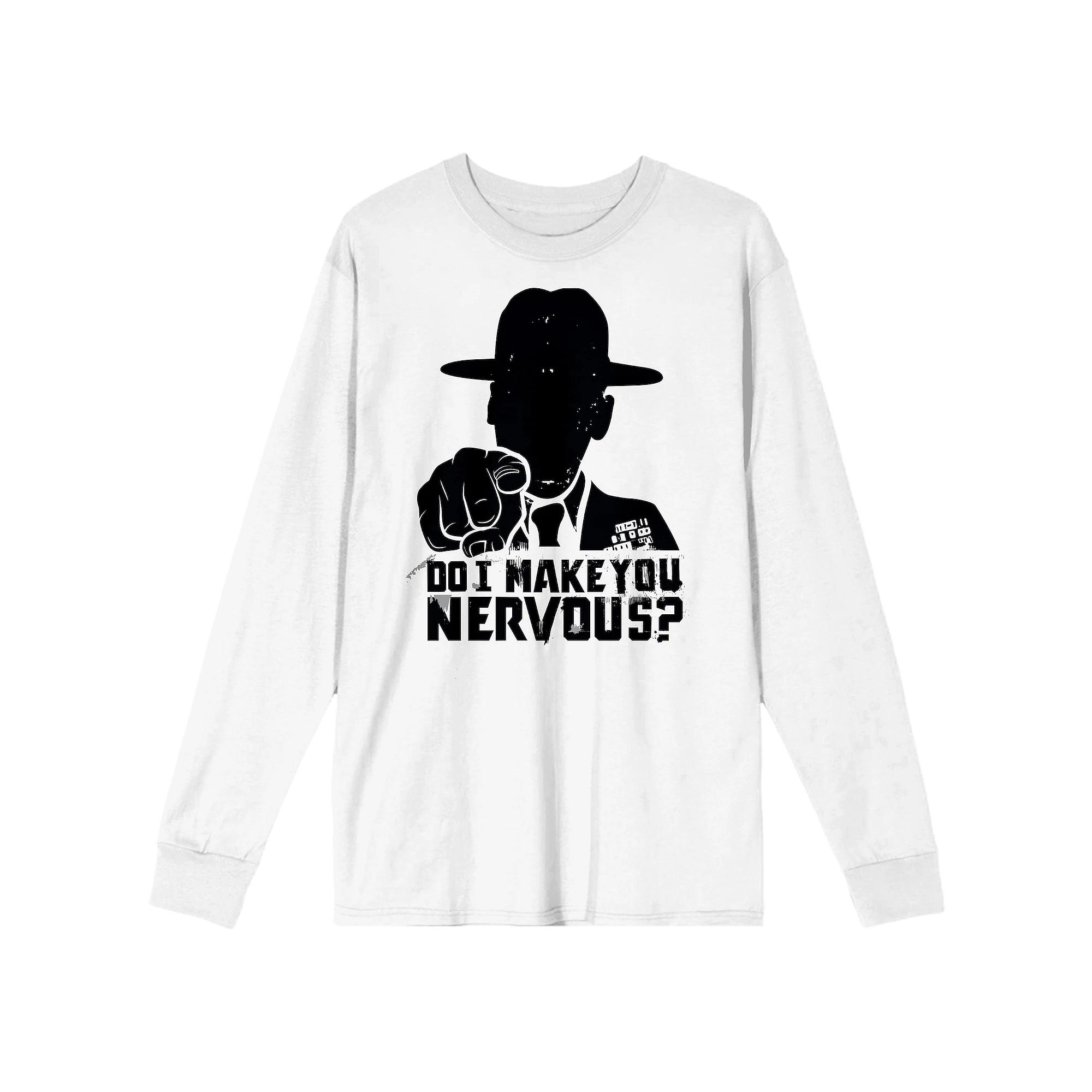 Men's Full Metal Jacket Hartman "Do I Make You Nervous" Long Sleeve Graphic Tee,  Product Image