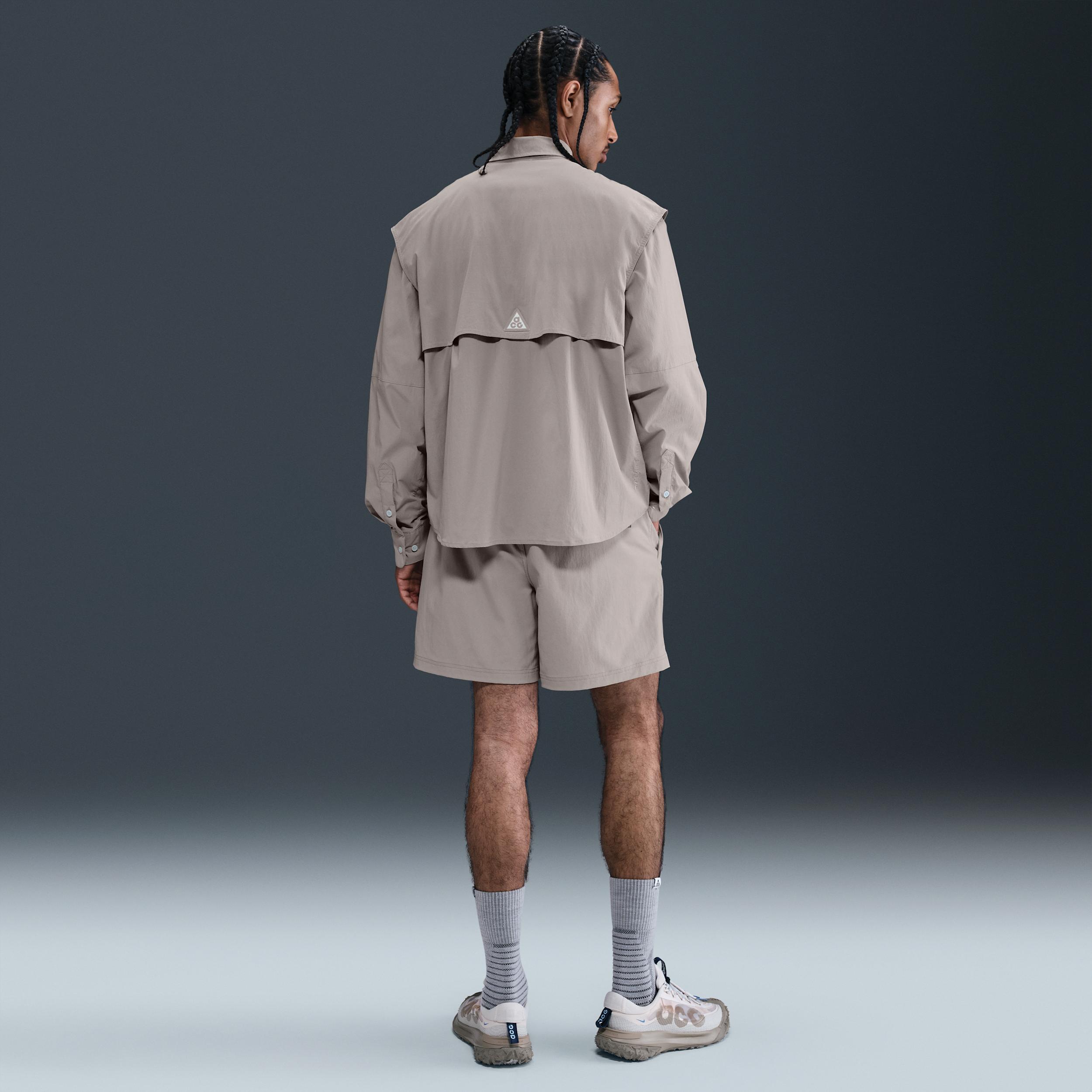 Mens Nike ACG Orb Weaver Dri-FIT ADV UV Long-Sleeve Shirt | HJ2465-009 Product Image