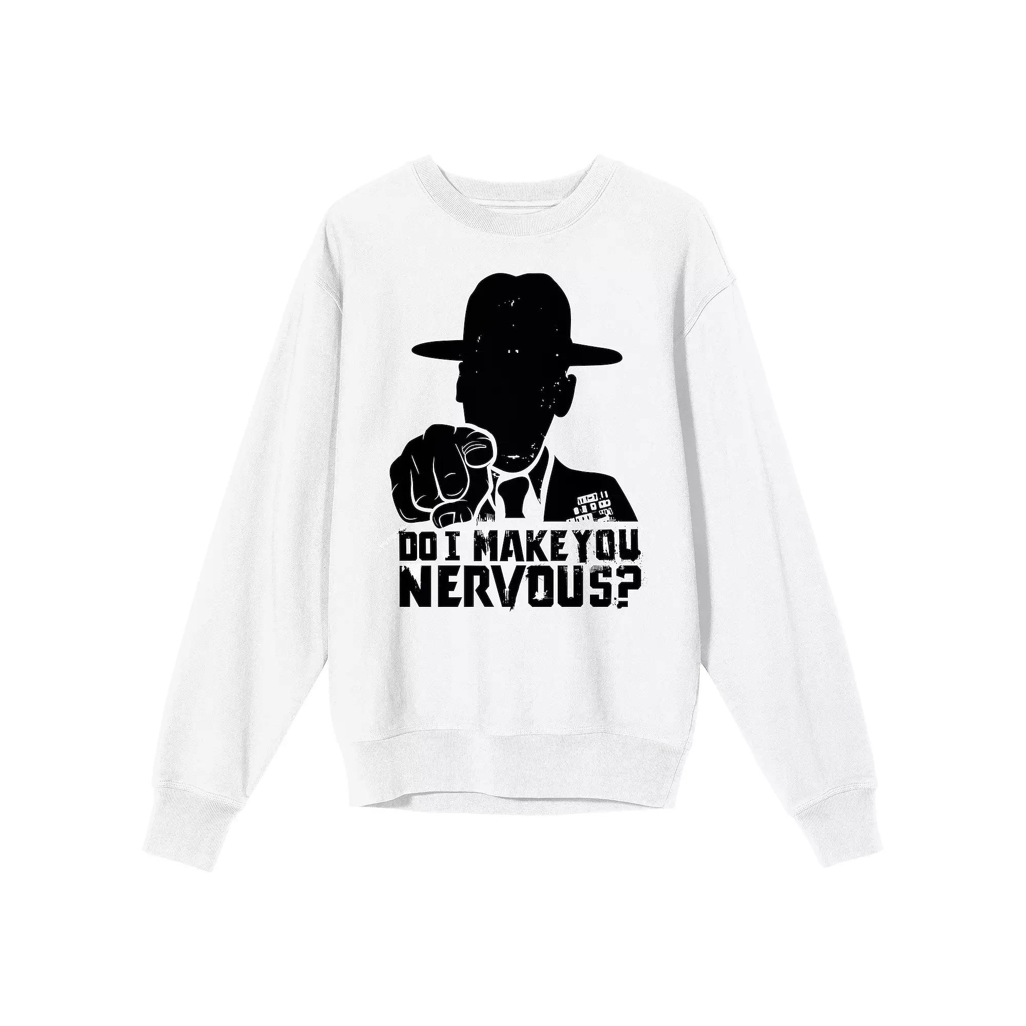 Men's Full Metal Jacket Gunner Sgt. Hartman "Nervous" Long Sleeve Graphic Tee,  Product Image