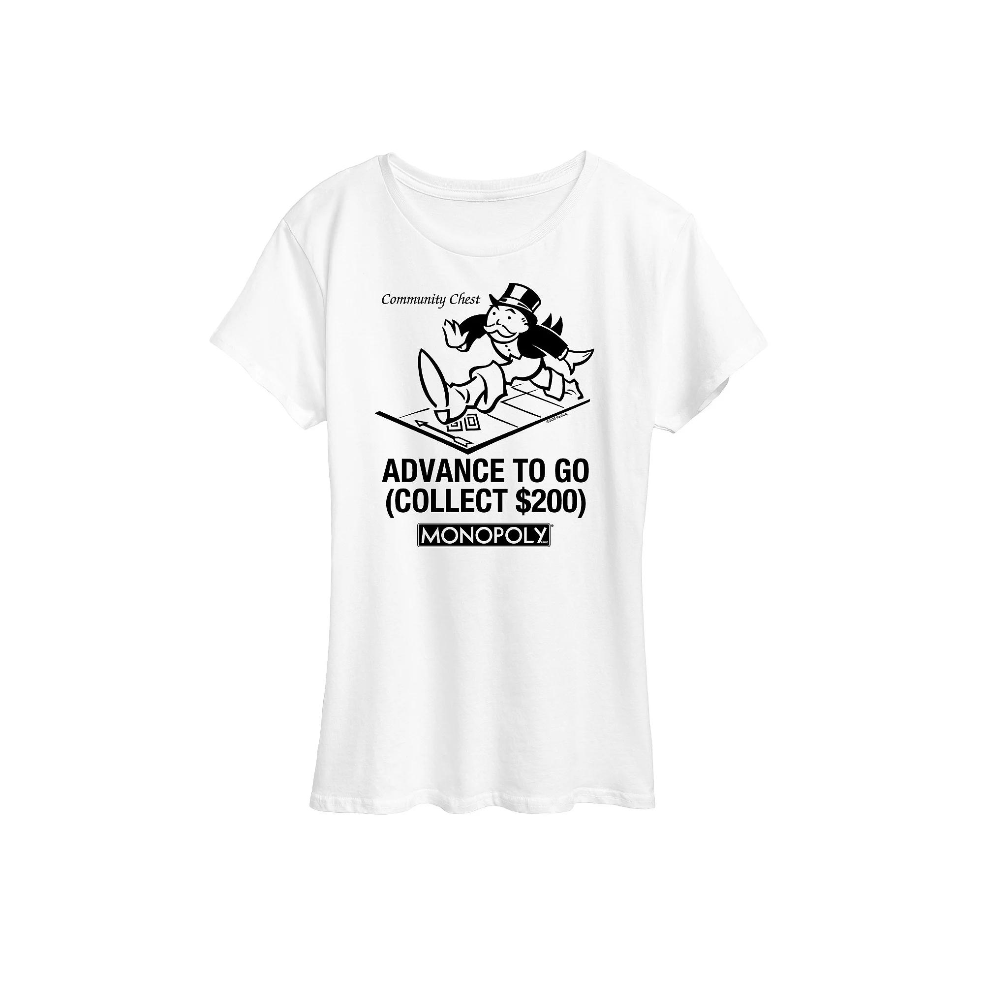 Women's Monopoly Advance To Go Graphic Tee,  Product Image