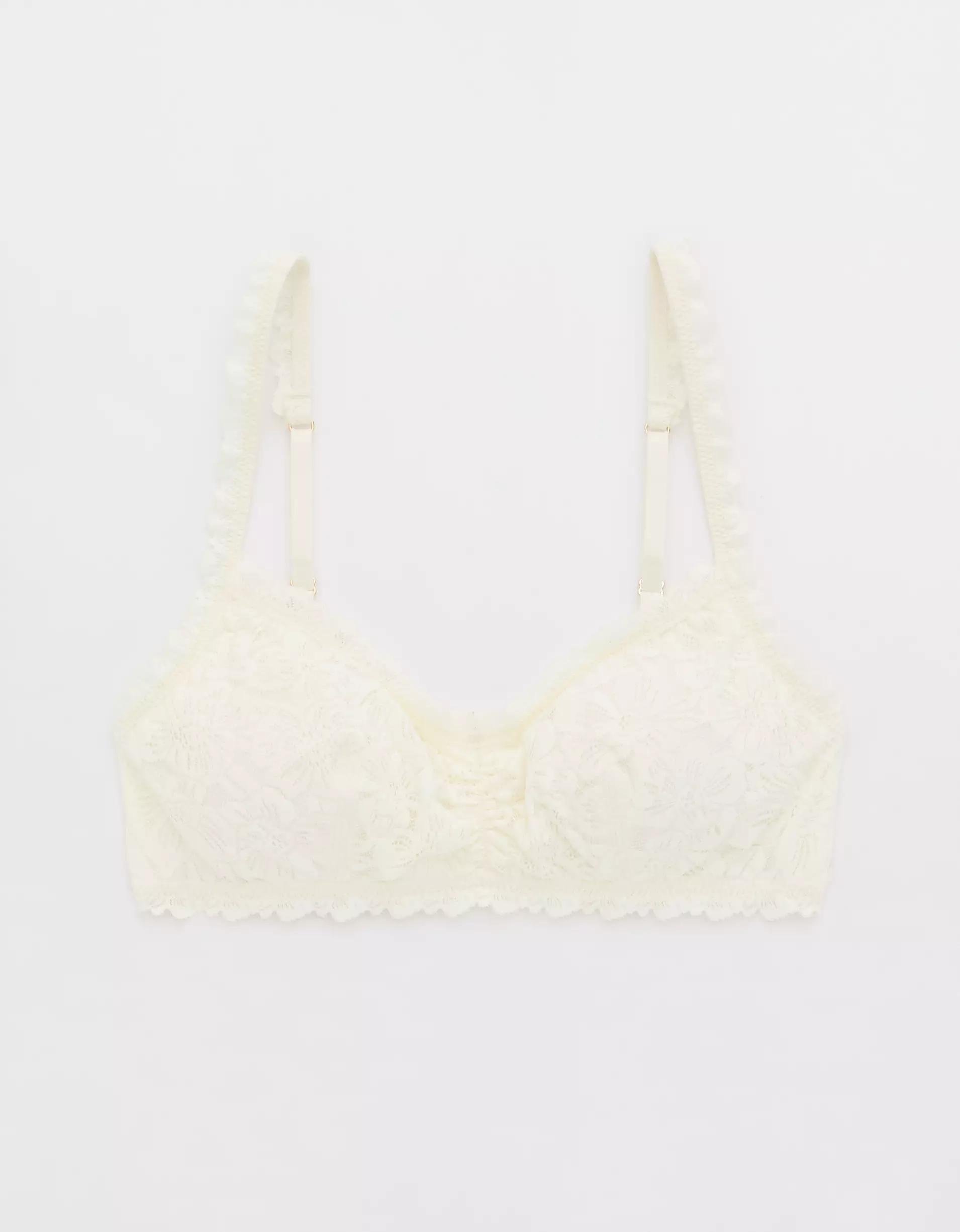 Show Off Rosey Lace Scoop Bralette Product Image